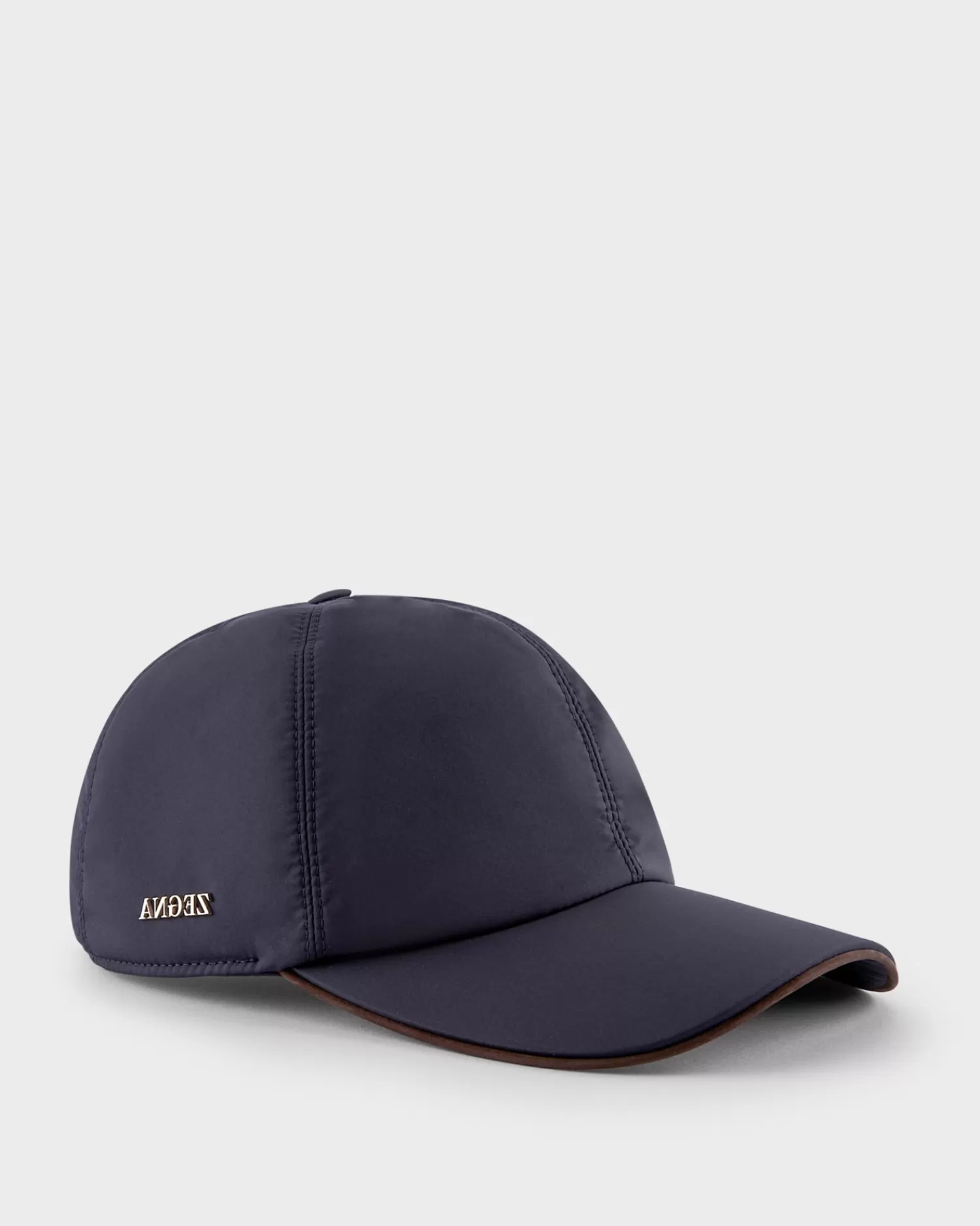 Zegna Dark Blue Nylon Baseball Cap^ Hats And Beanies