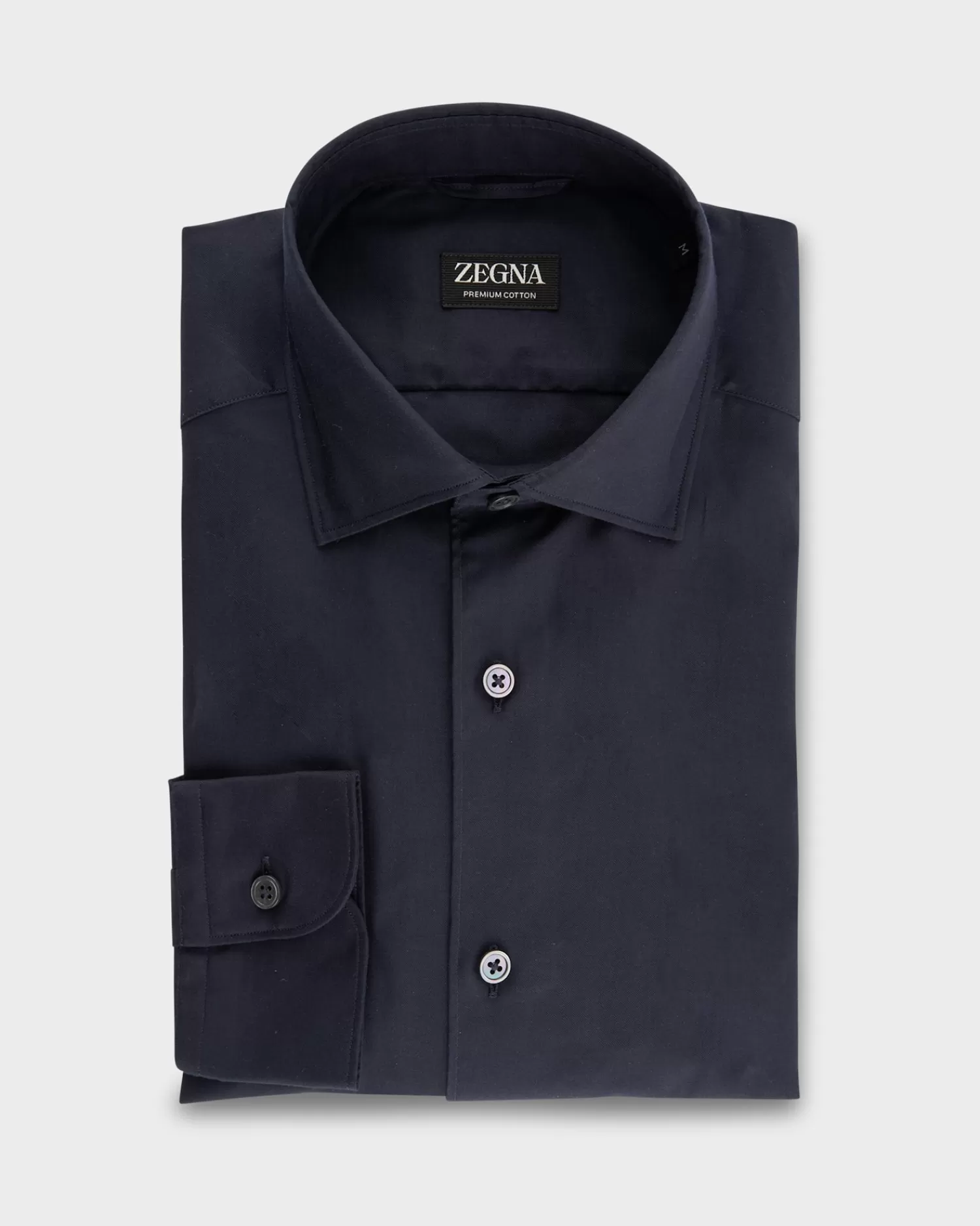 Zegna Dark Blue Premium Cotton Shirt^ Casual Shirts