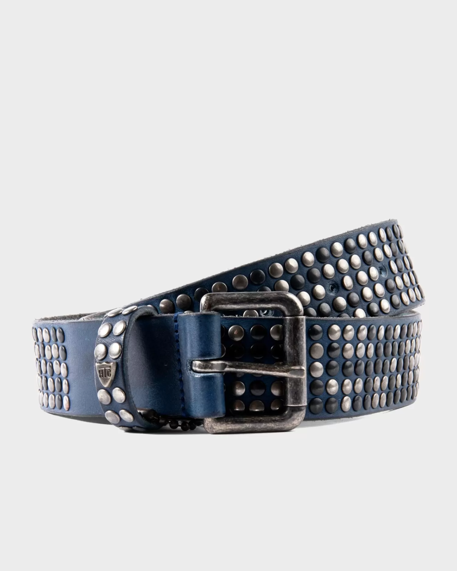 HTC Dark Blue Studded Belt^ Belts