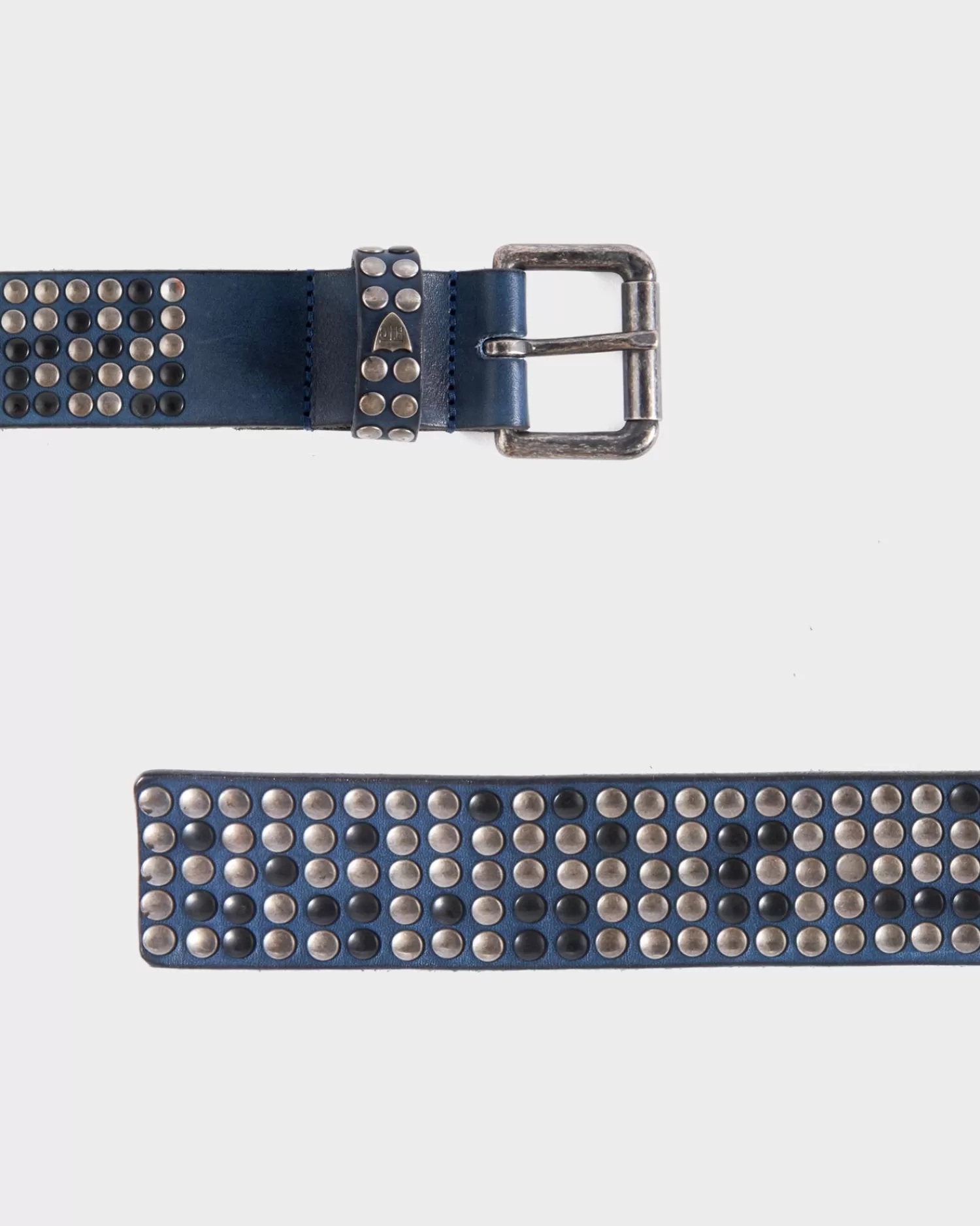 HTC Dark Blue Studded Belt^ Belts