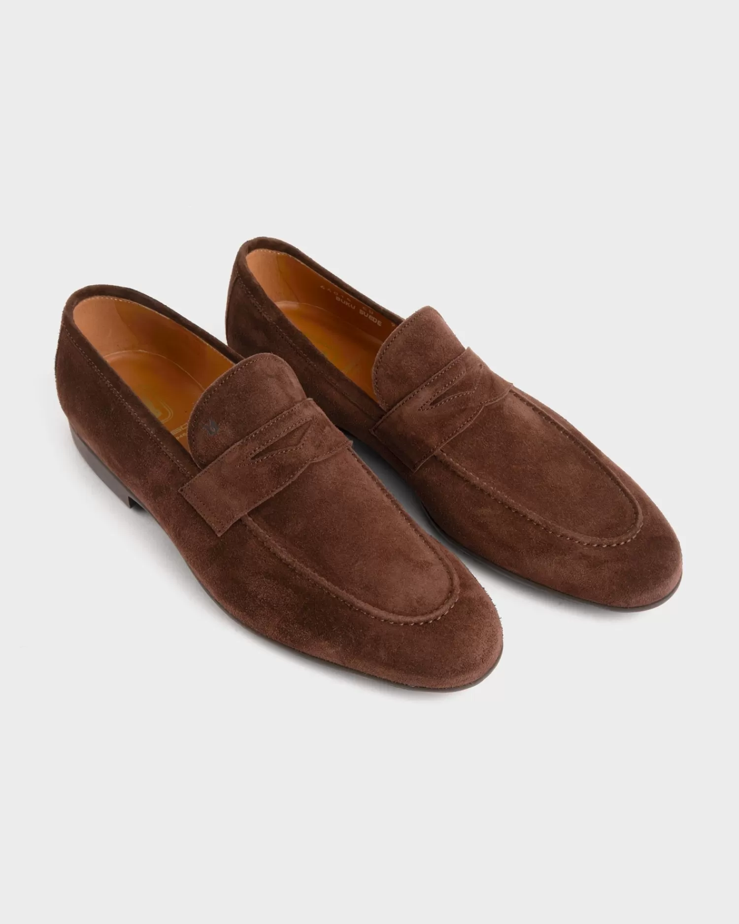 Moreschi Dark Brown Suede Baku Loafer^ Loafers