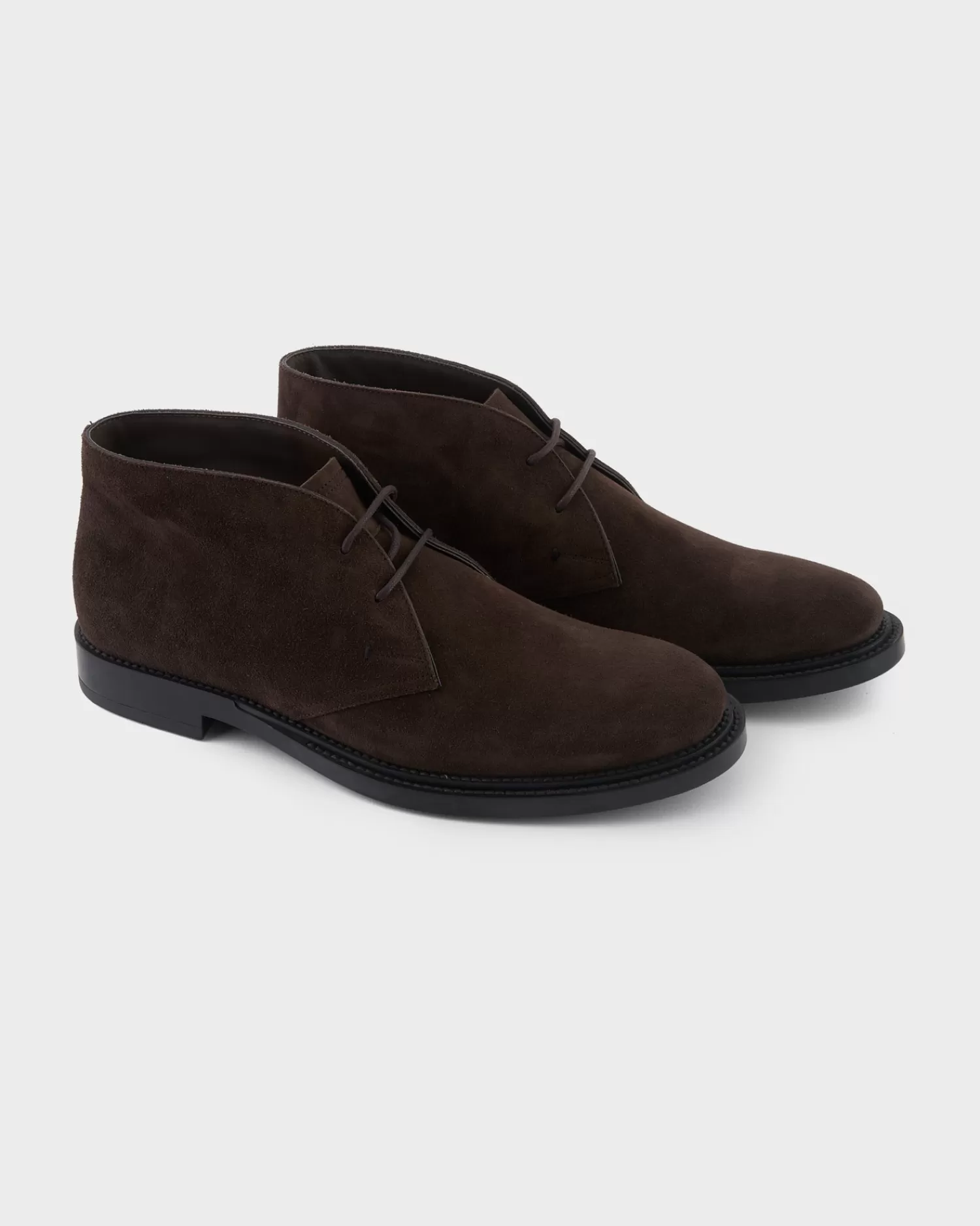 Tods Dark Brown Suede Desert Boots^ Boots