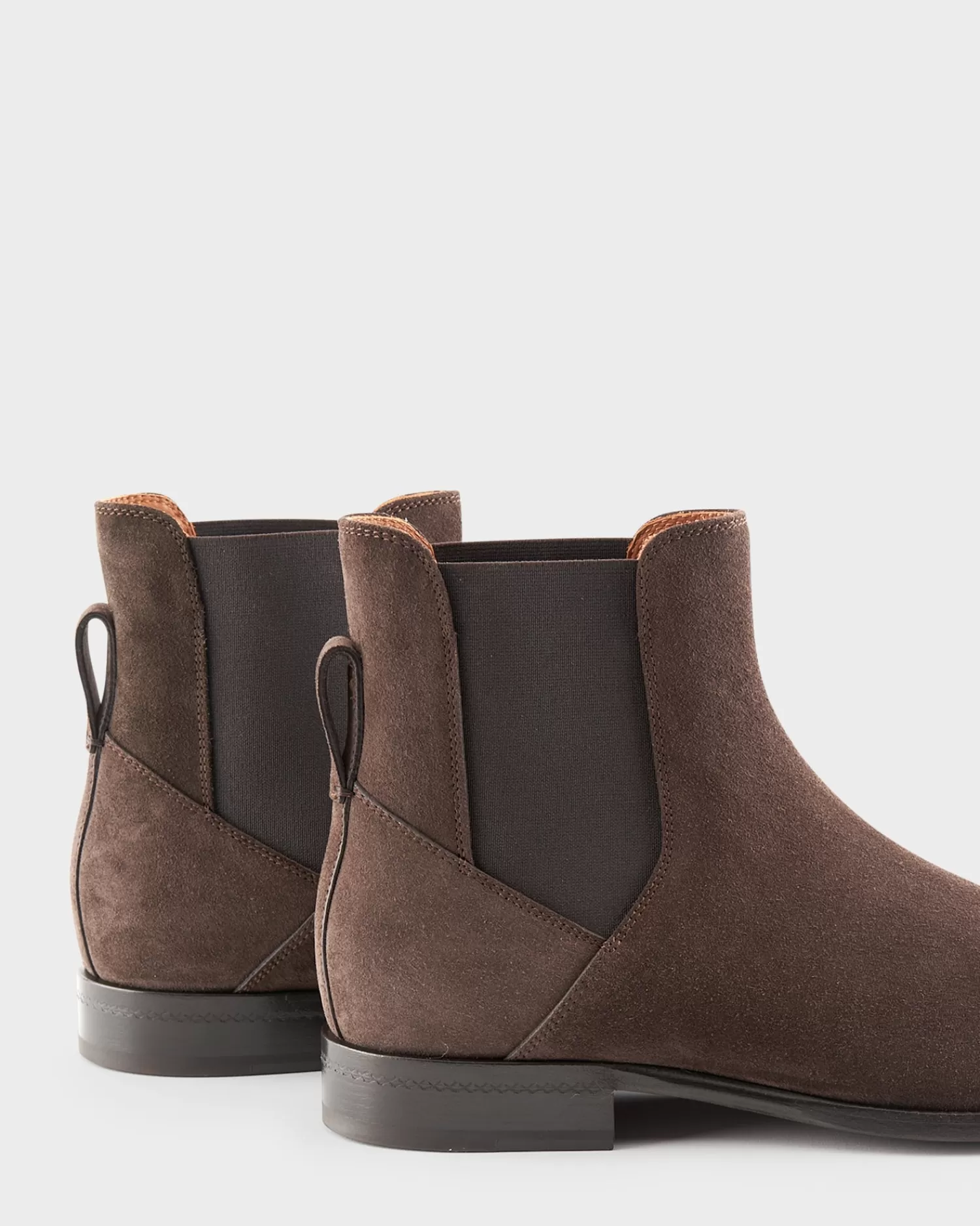 ZEGNA COUTURE Dark Brown Suede Vienna Chelsea Boots^ Boots