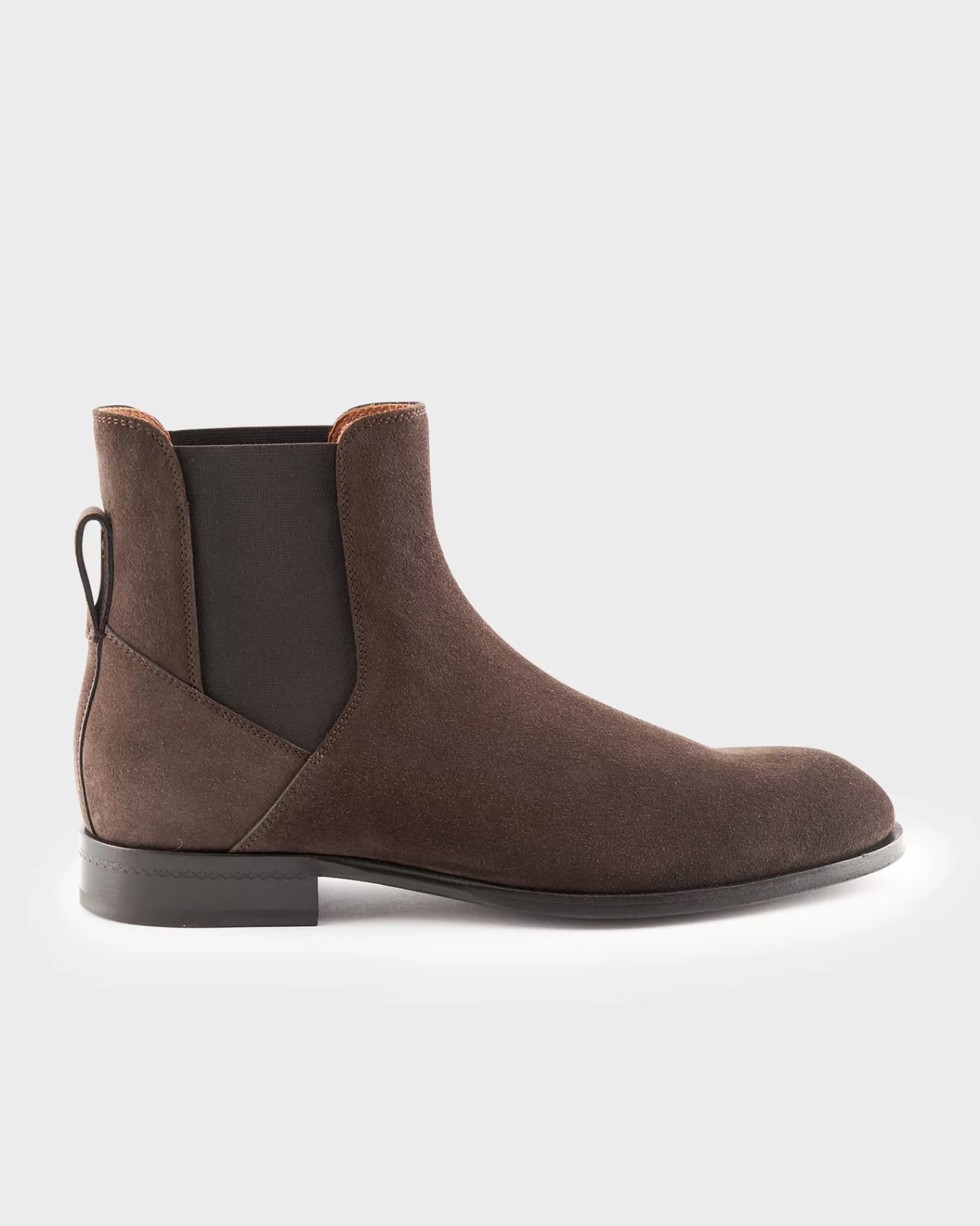 ZEGNA COUTURE Dark Brown Suede Vienna Chelsea Boots^ Boots