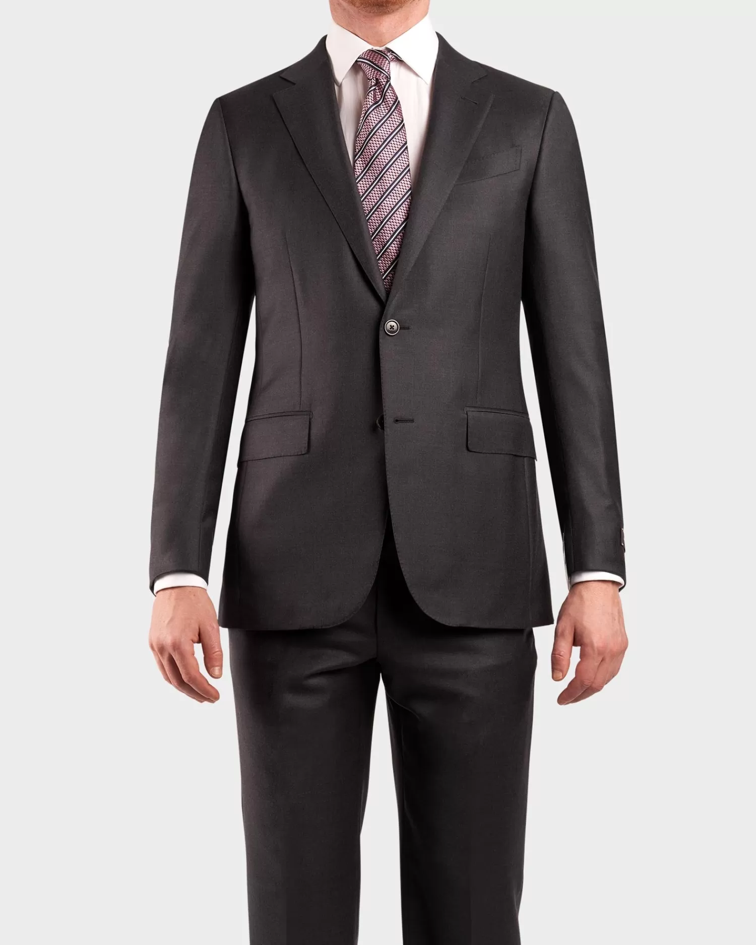 Ermenegildo Zegna Dark Grey Trofeo Wool Suit^ Suiting