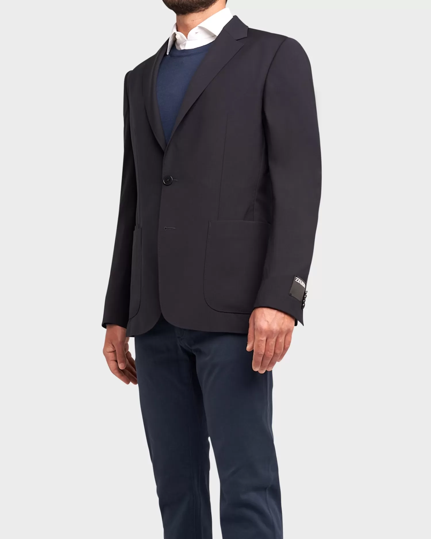 Zegna Dark Midnight Techmerino Wool Blazer^ Sports Jackets