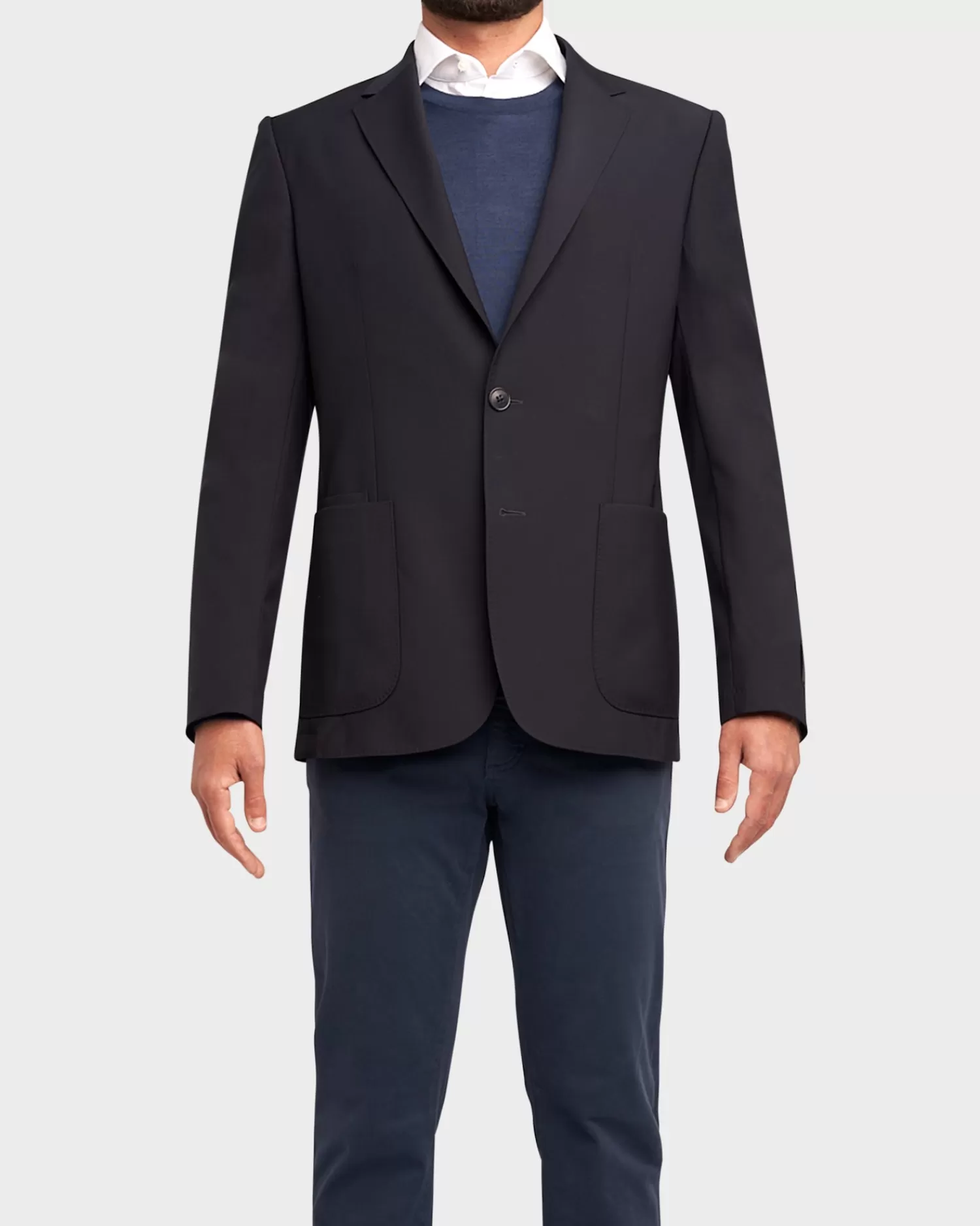 Zegna Dark Midnight Techmerino Wool Blazer^ Sports Jackets