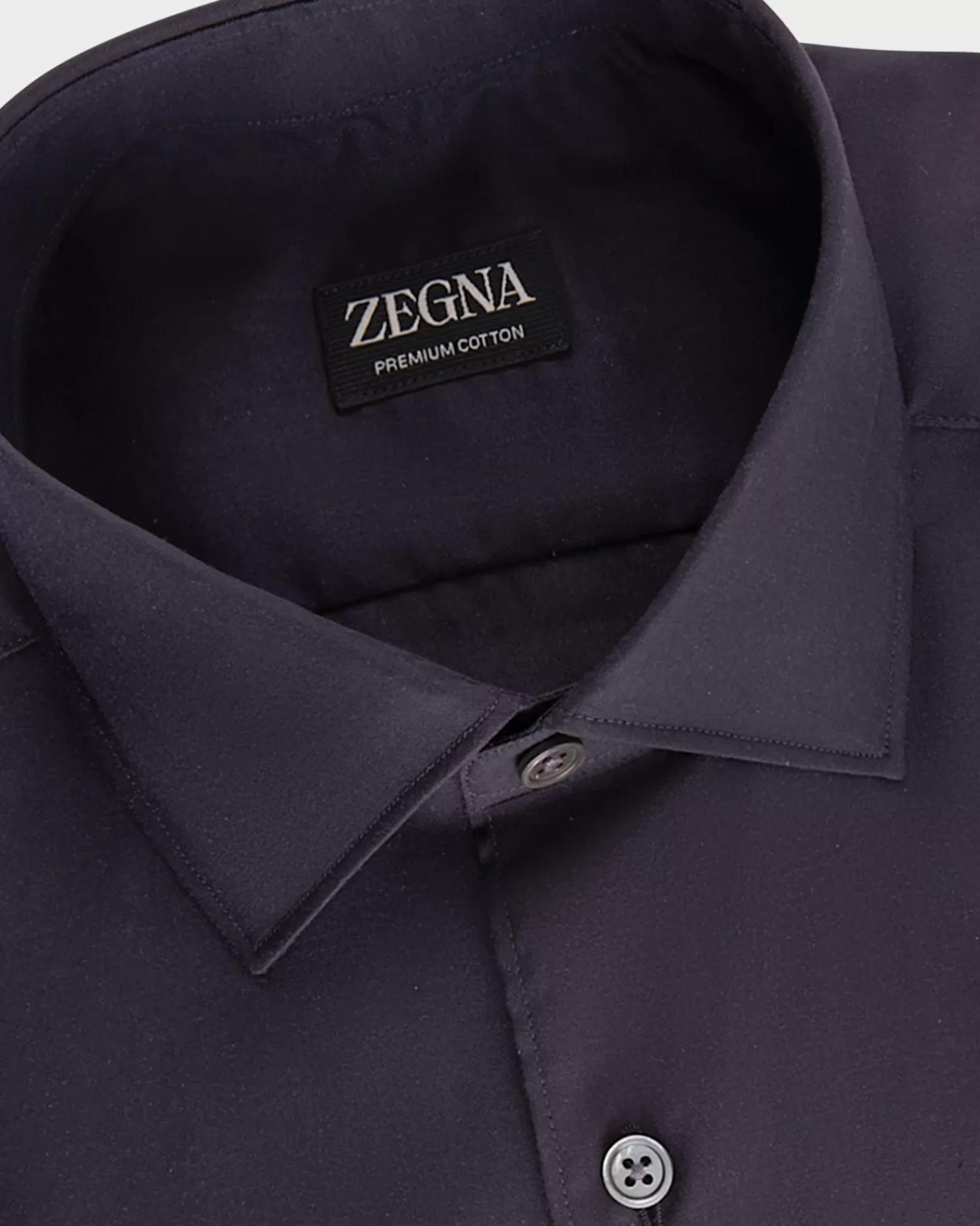 Zegna Dark Navy Premium Cotton Shirt^ Casual Shirts