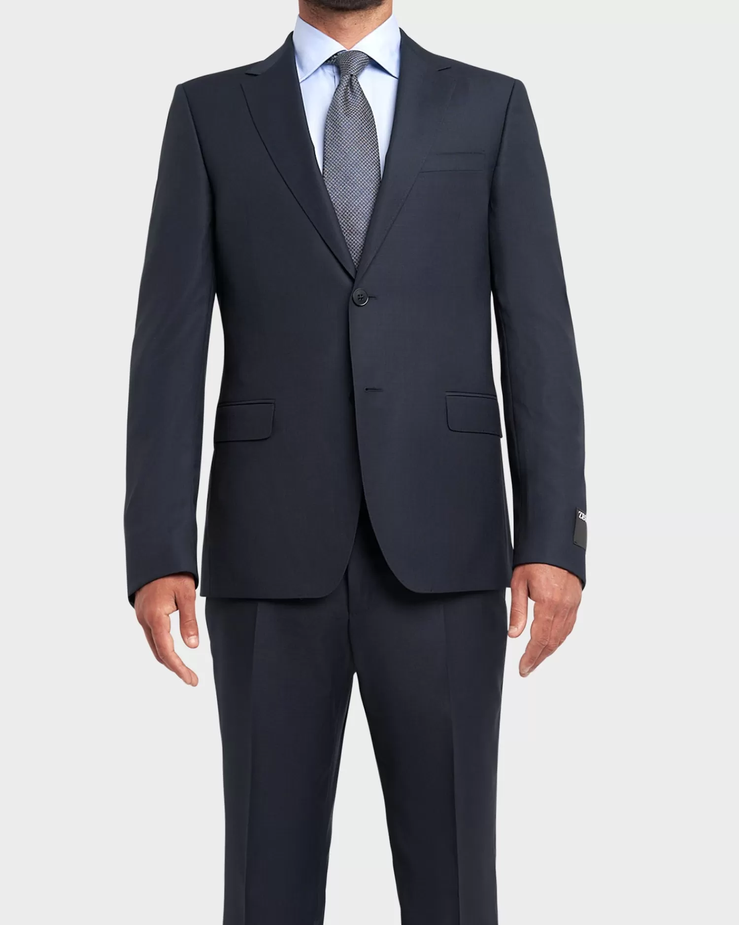 Zegna Dark Navy Wool Suit^ Suiting