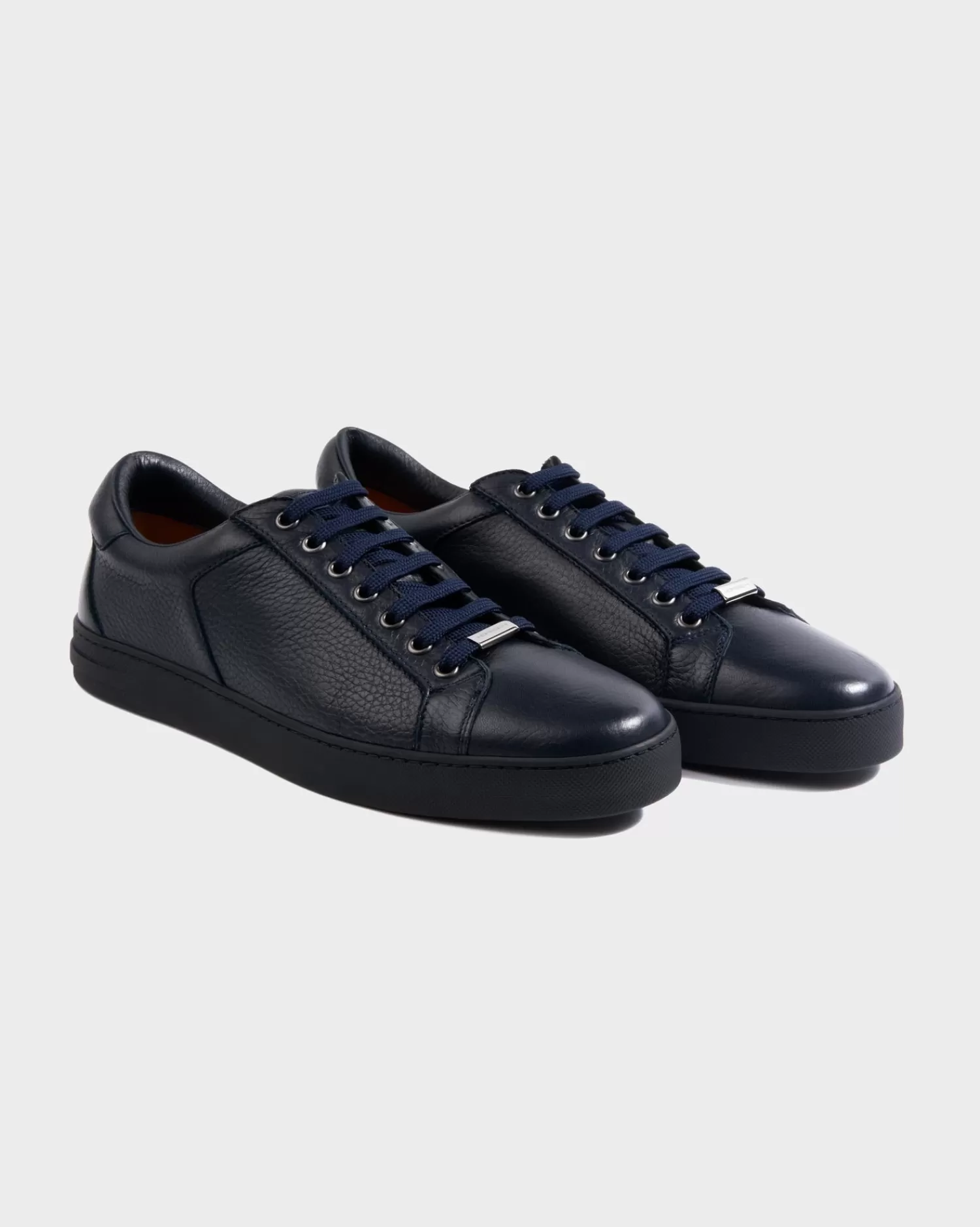 Moreschi Deerskin Navy Sneakers^ Sneakers