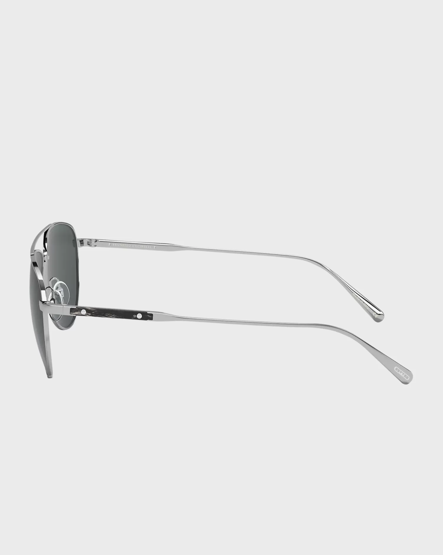 Oliver Peoples Disoriano Silver With Midnight Polarised^ Sunglasses