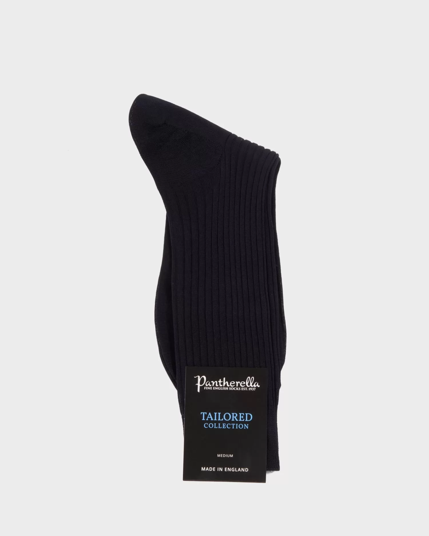 Pantherella Extra Fine Navy Cotton Calf Length Socks^ Socks