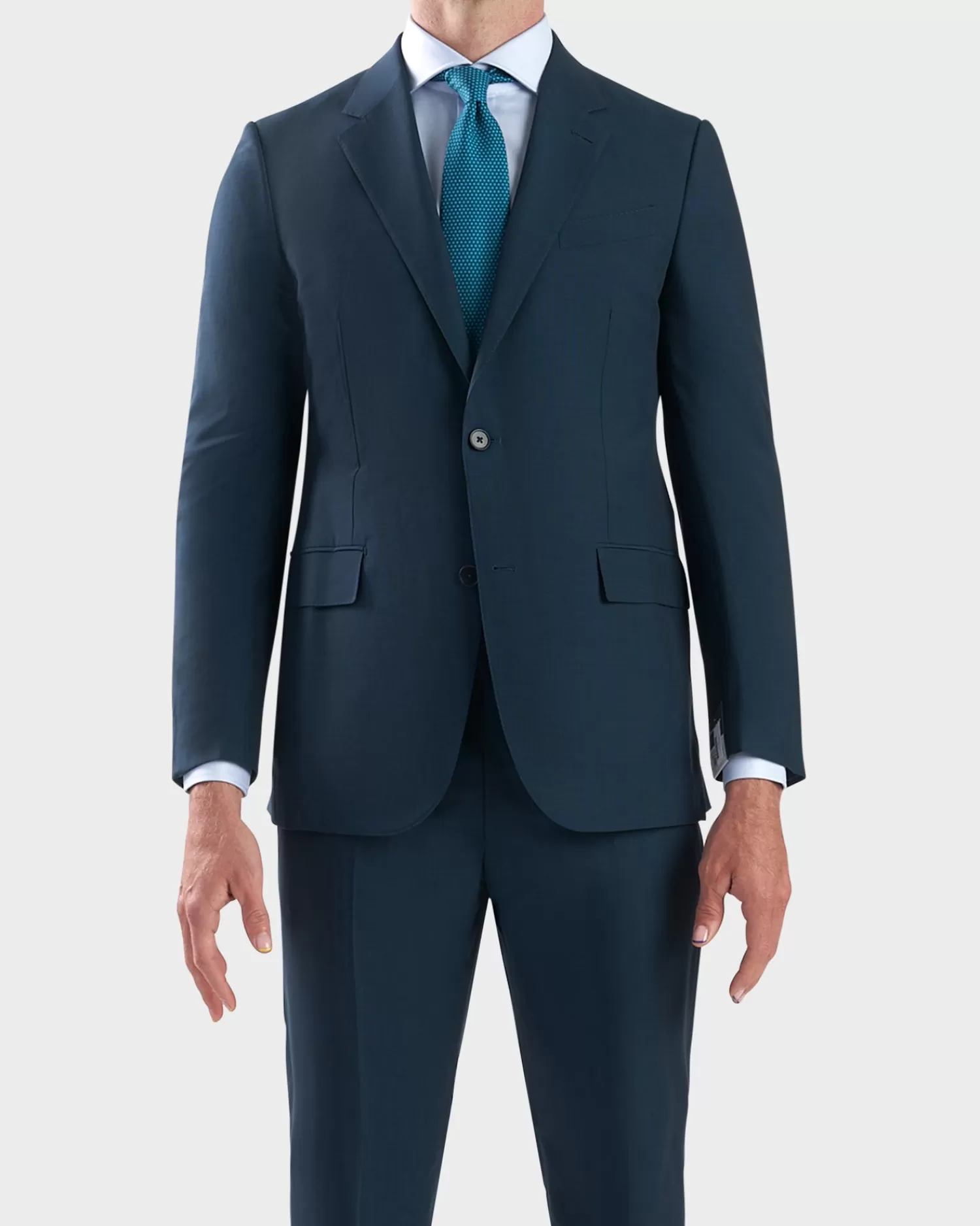 Ermenegildo Zegna Green Wool Silk Milano Suit^ Suiting