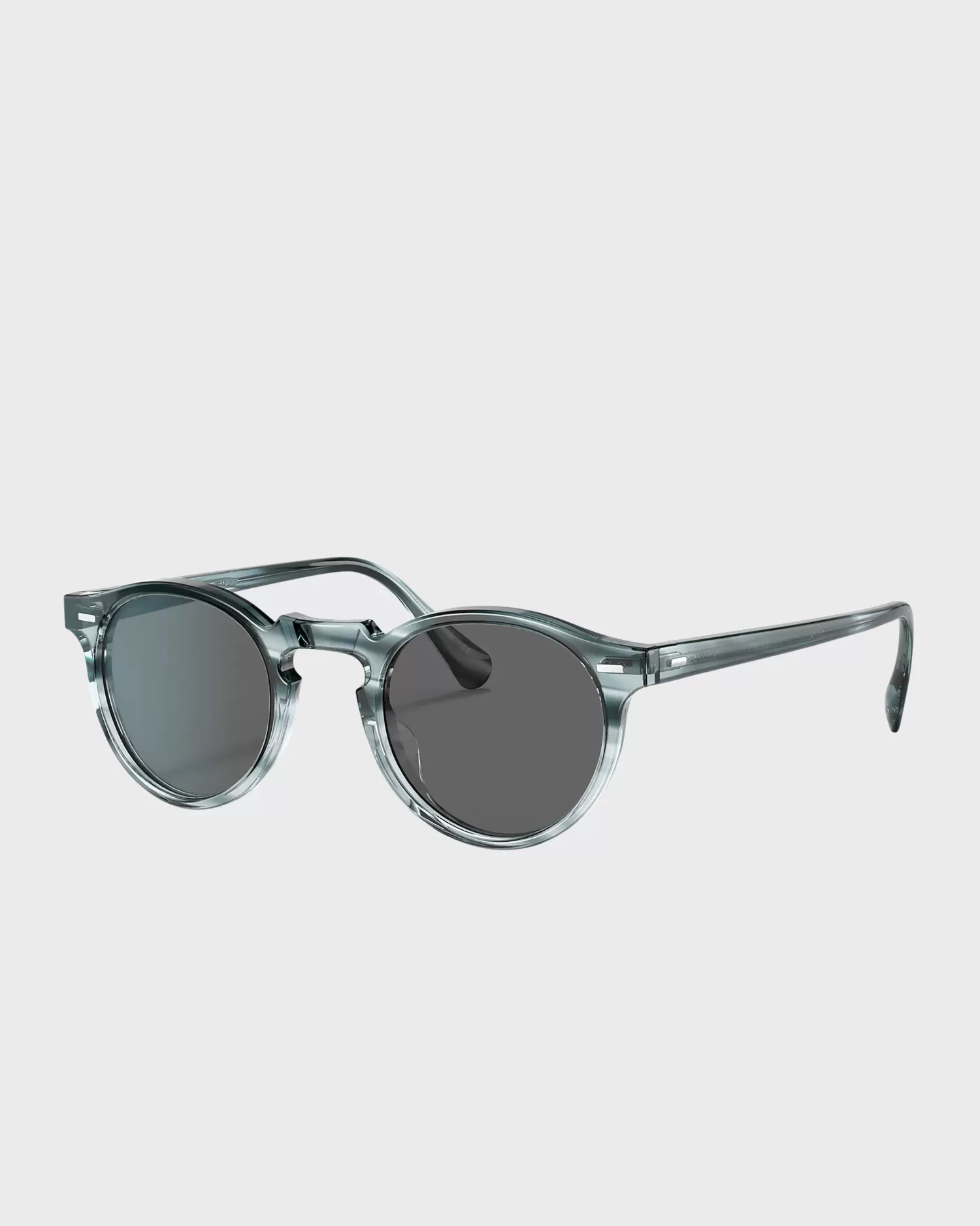 Oliver Peoples Gregory Peck Sun Washed Lapis With Carbon Grey^ Sunglasses