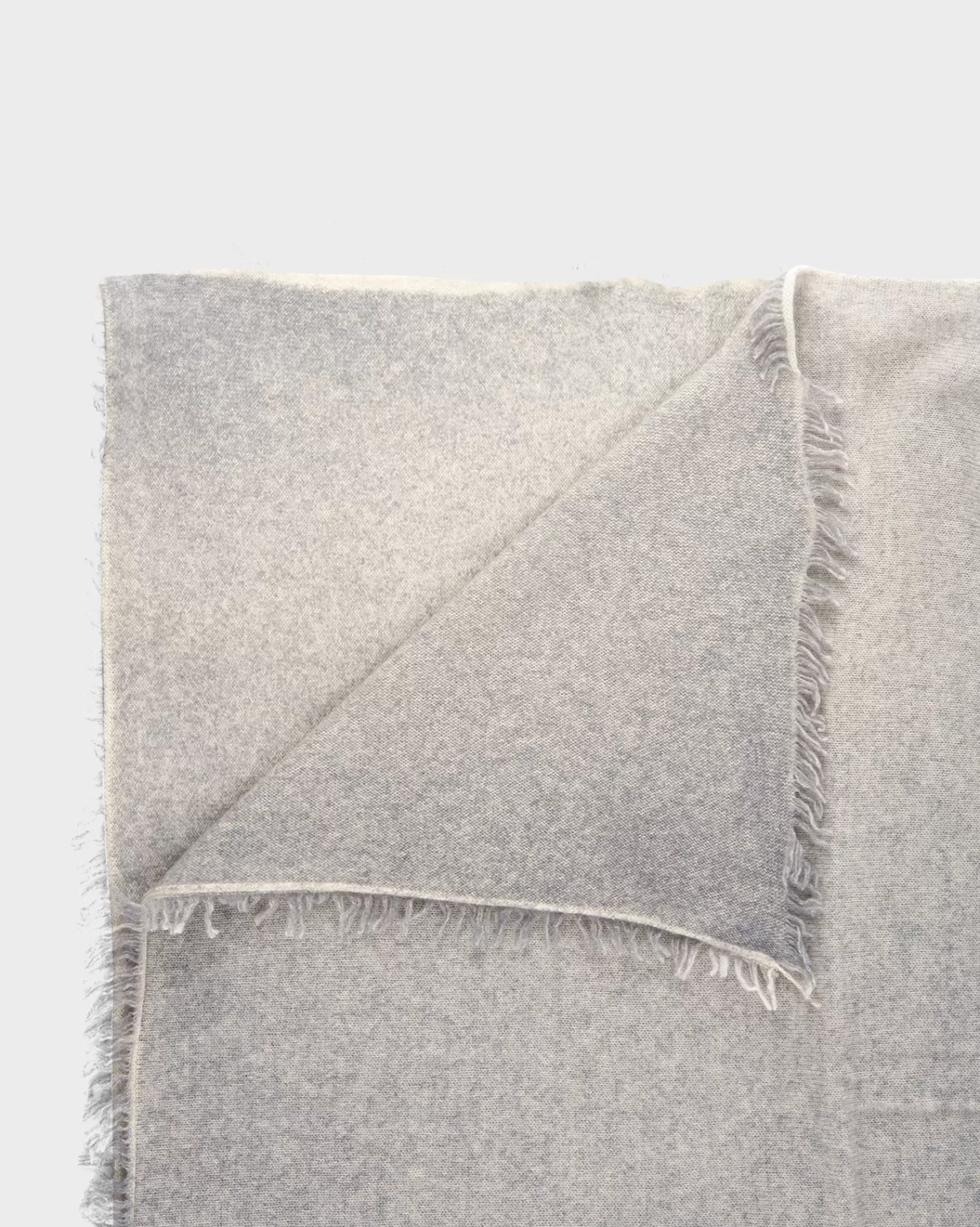 Altea Grey Frayed Edge Cashmere Scarf^ Scarves