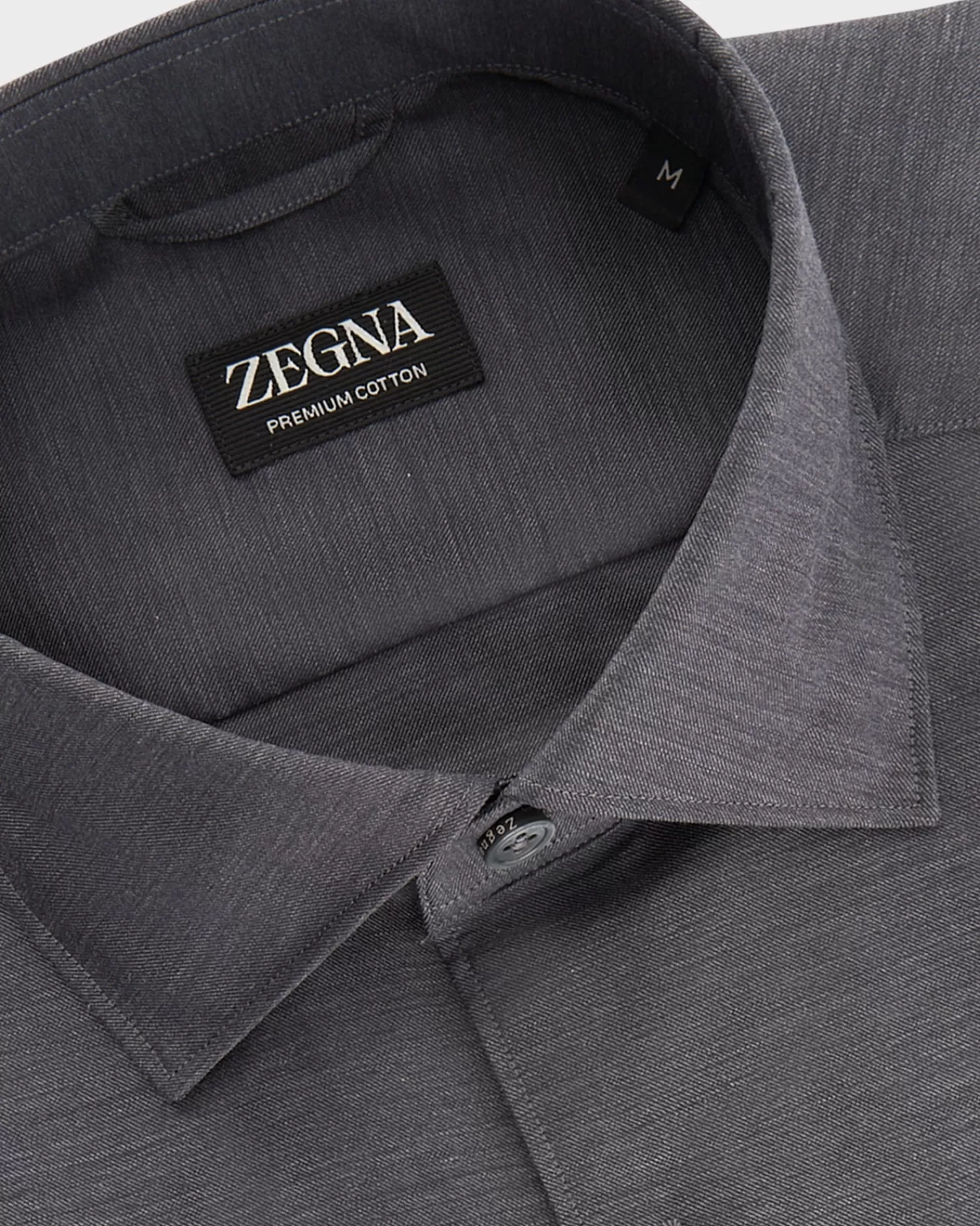 Zegna Grey Premium Cotton Shirt^ Casual Shirts