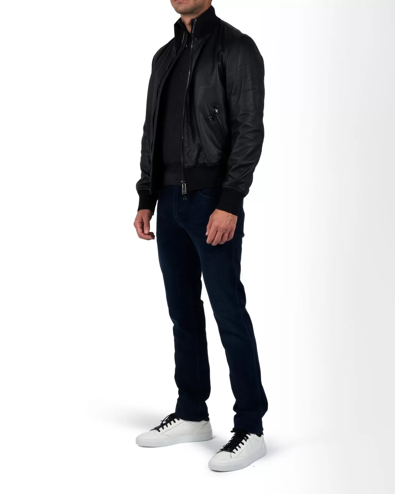 Pal Zileri Leather Blouson Jacket^ Coats And Jackets