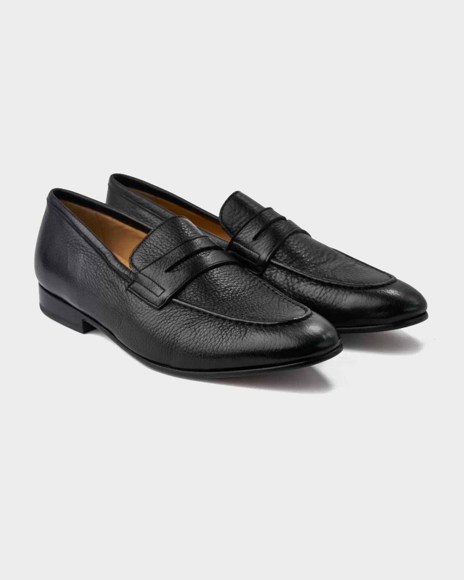 Barker Ledley Black Deerskin Leather^ Formal Shoes