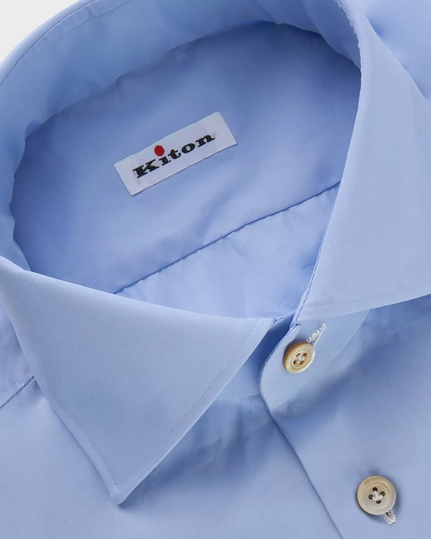 Kiton Light Blue Cotton Shirt^ Casual Shirts