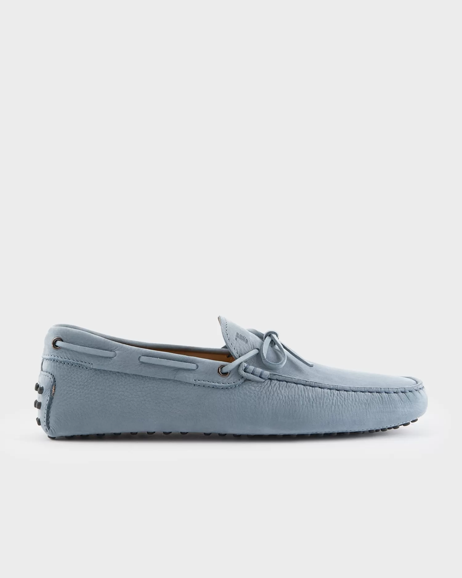 Tods Light Blue Nubuck Gommino Driving Shoes^ Loafers