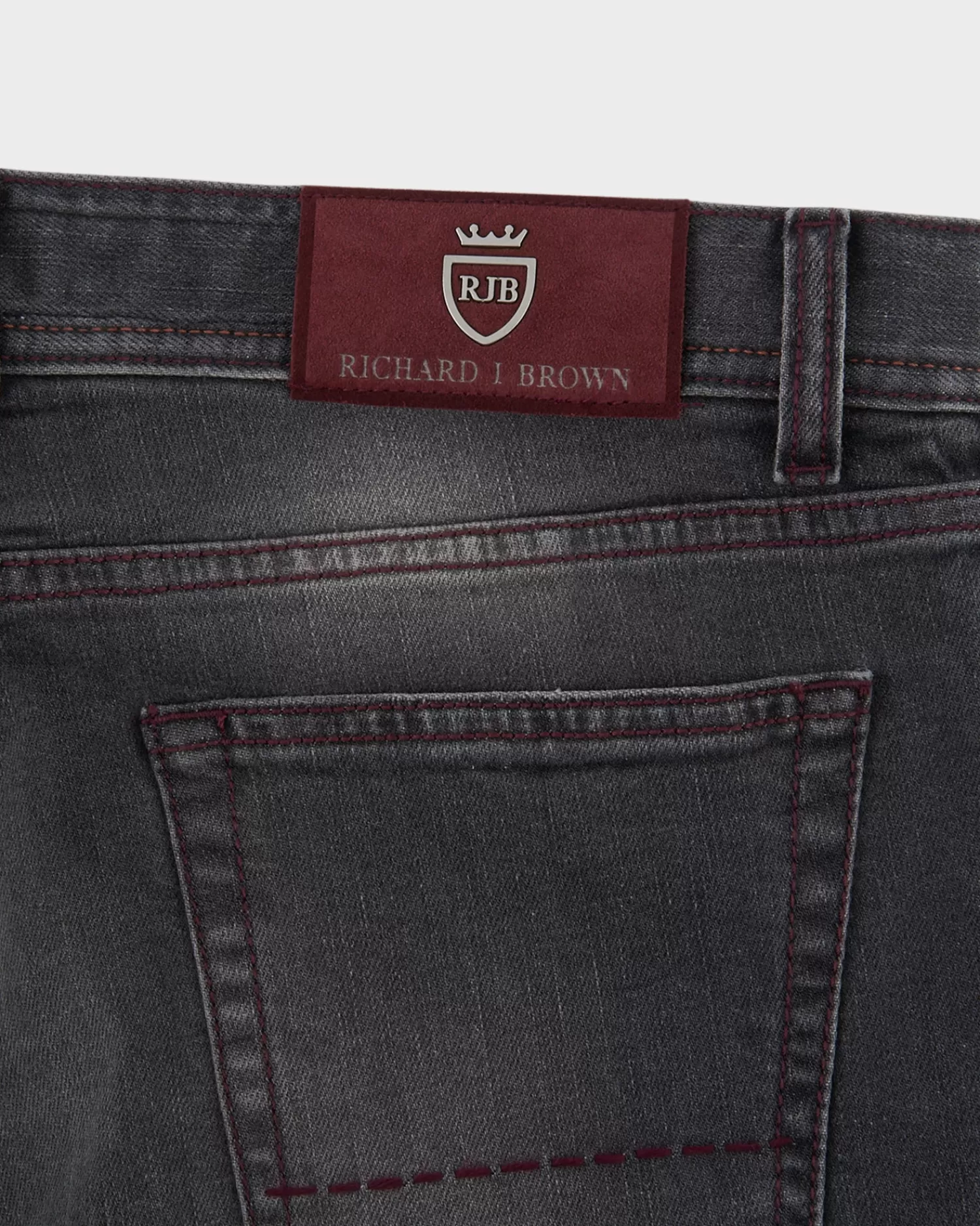 Richard J Brown Light Grey Icon Slim Fit Jeans^ Jeans