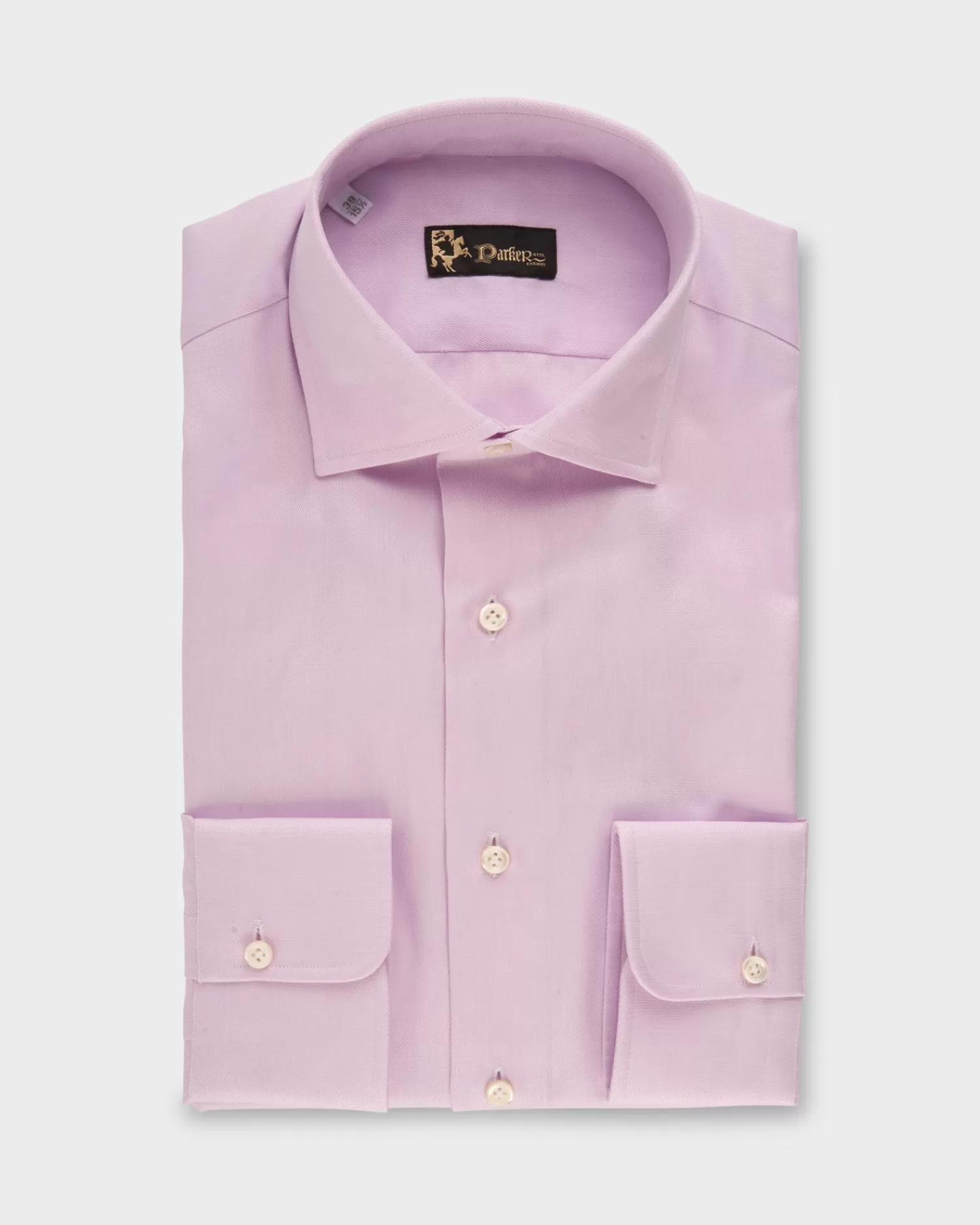 * Lilac Cotton Shirt^ Business Shirts