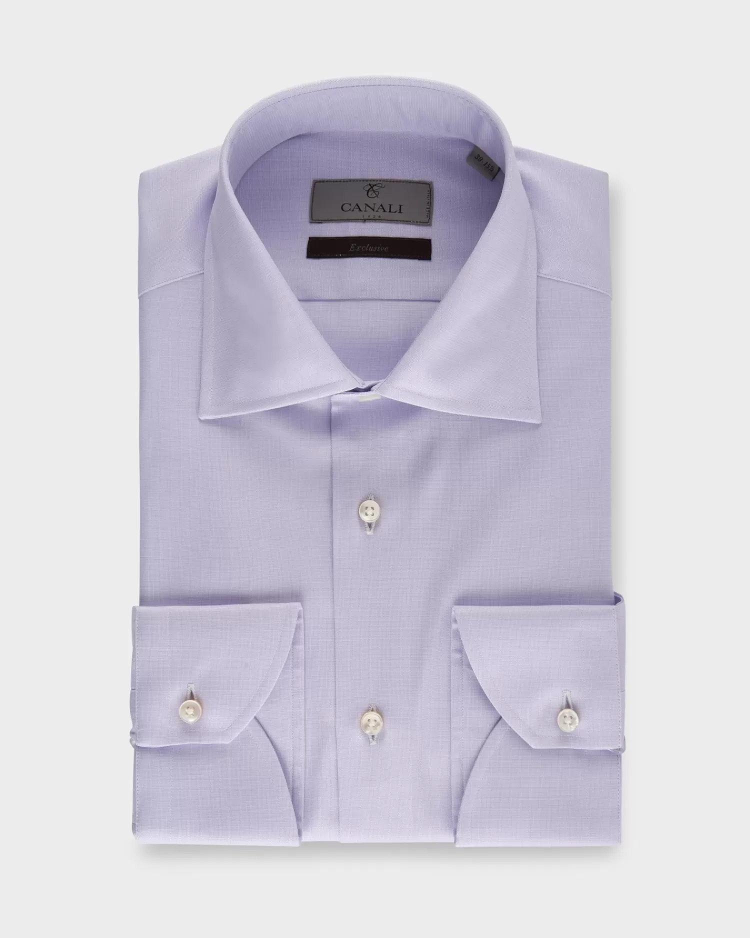 Canali Lilac Exclusive Modern Fit Cotton Shirt^ Business Shirts