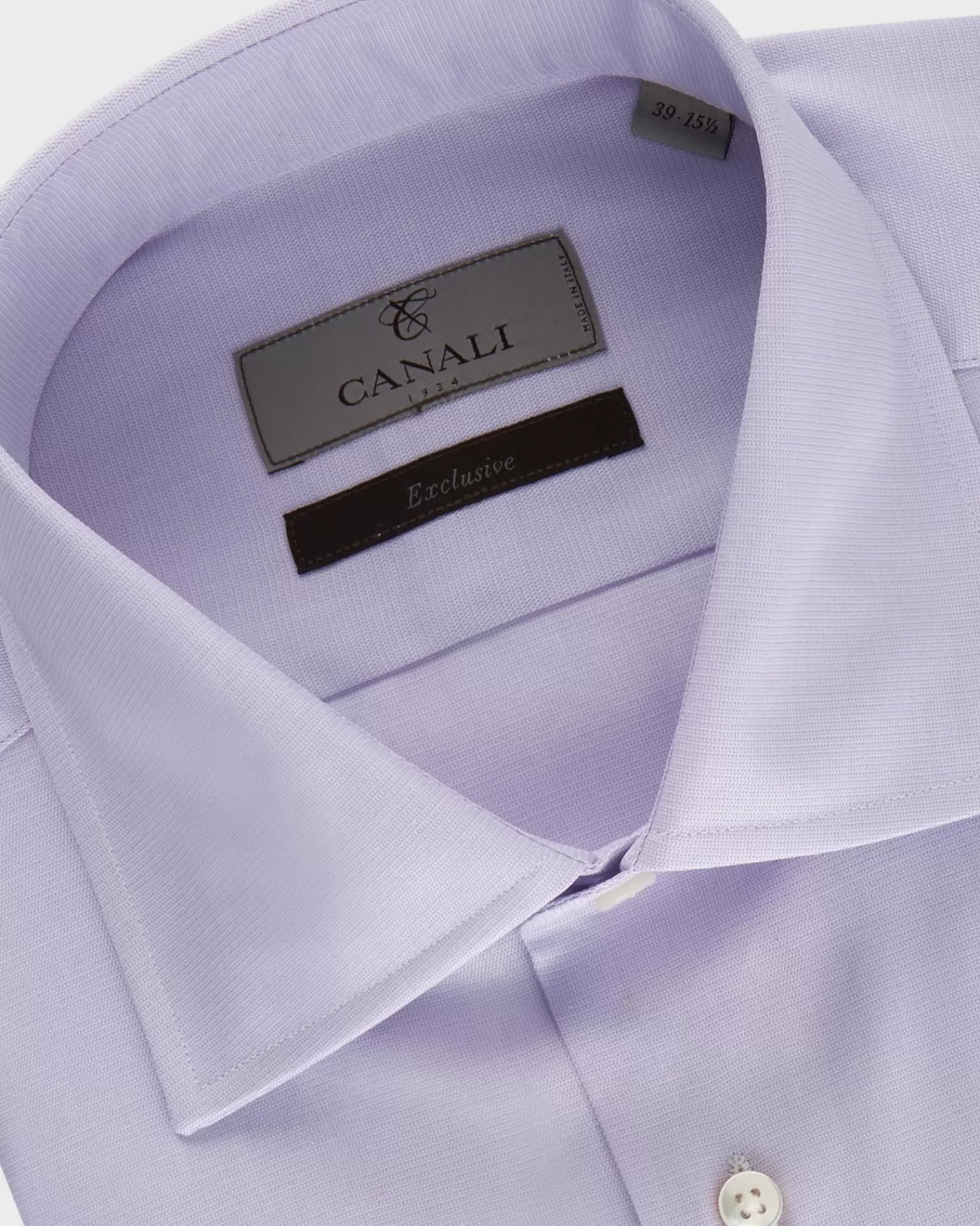 Canali Lilac Exclusive Modern Fit Cotton Shirt^ Business Shirts