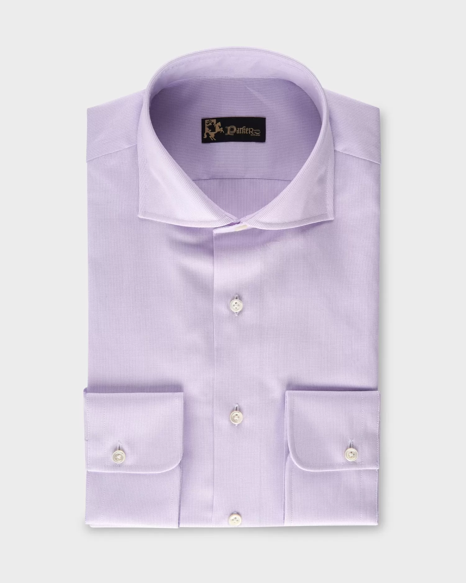 * Lilac Micro Texture Cotton Shirt^ Business Shirts