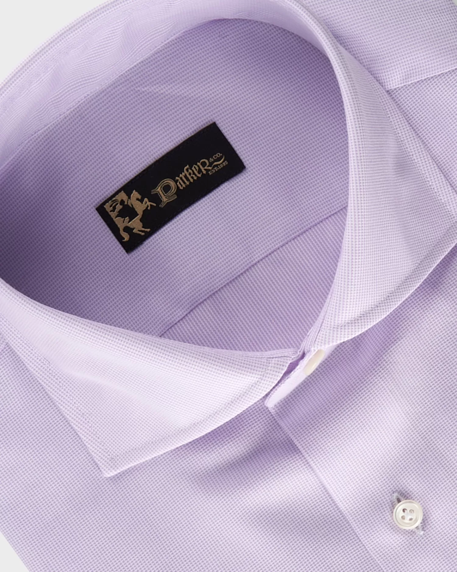 * Lilac Micro Texture Cotton Shirt^ Business Shirts