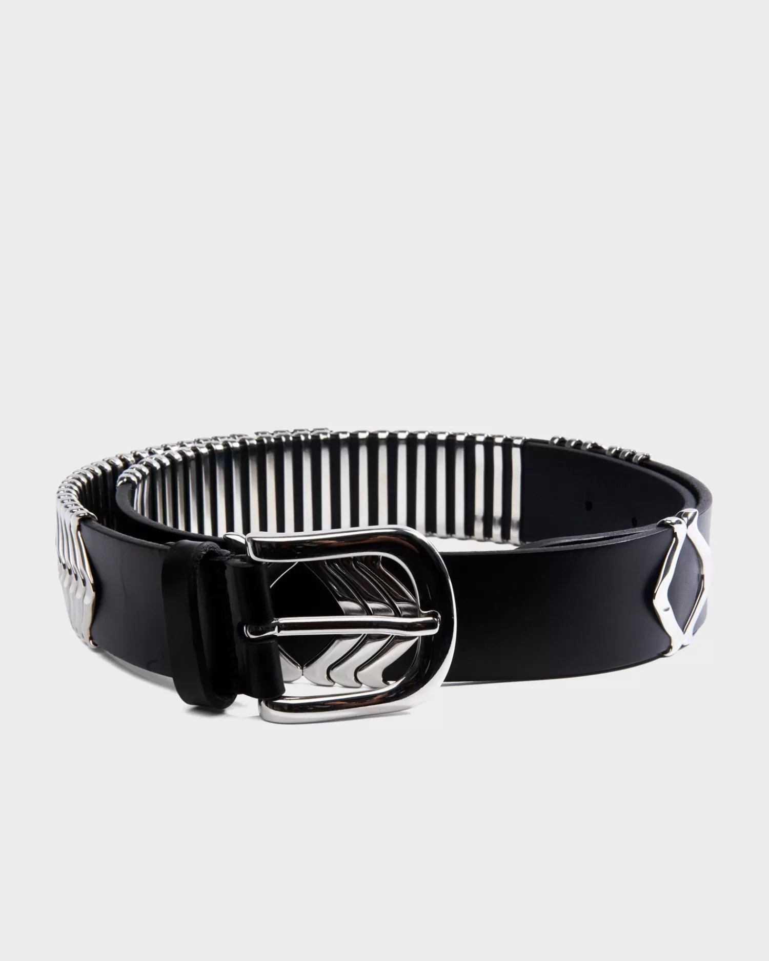 Isabel Marant Metallic Chevron Belt^ Belts