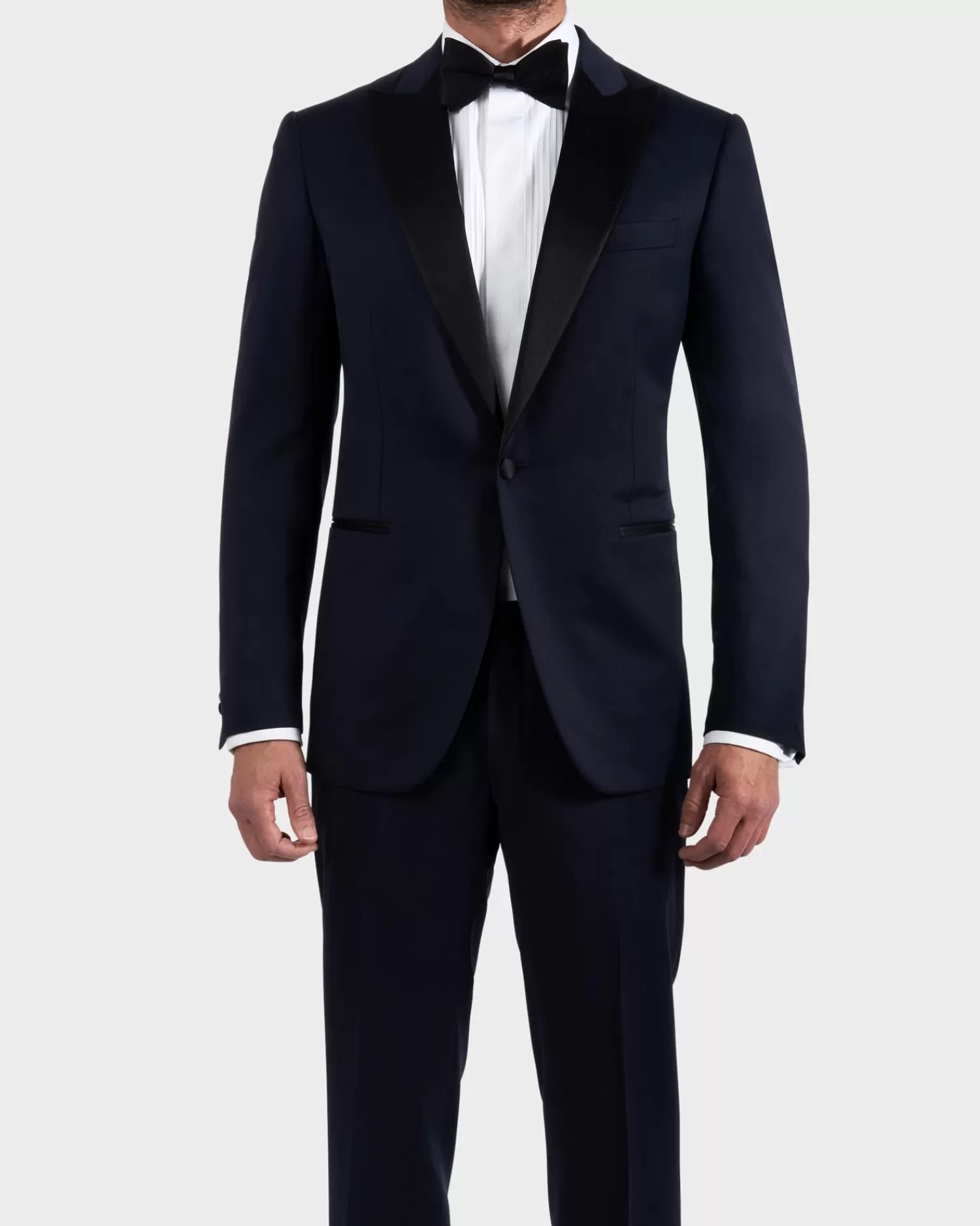 Pal Zileri Midnight Blue Peak Lapel Wool Dinner Suit^ Weddings