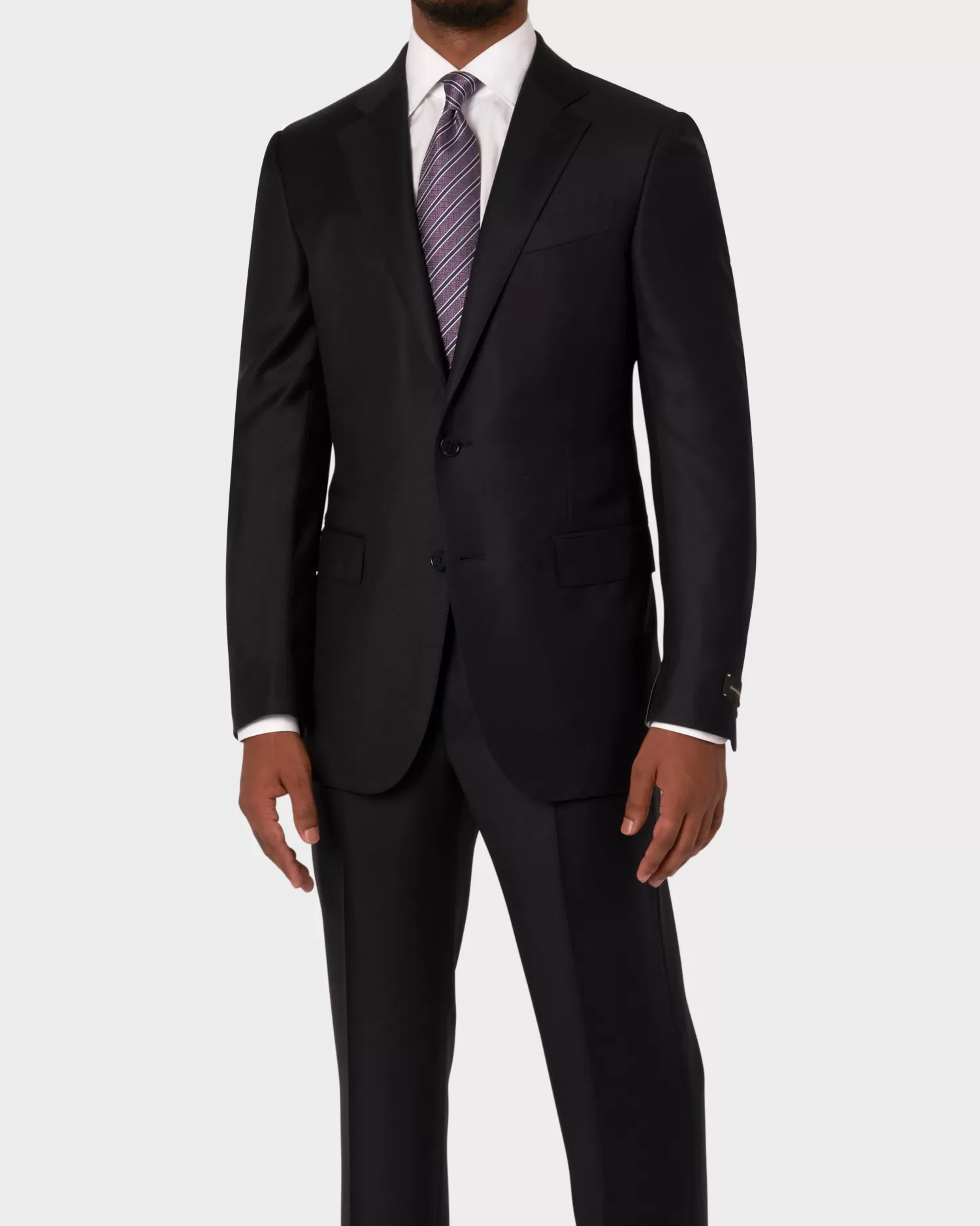 Ermenegildo Zegna Midnight Blue Trofeo Wool Milano Model Suit^ Suiting