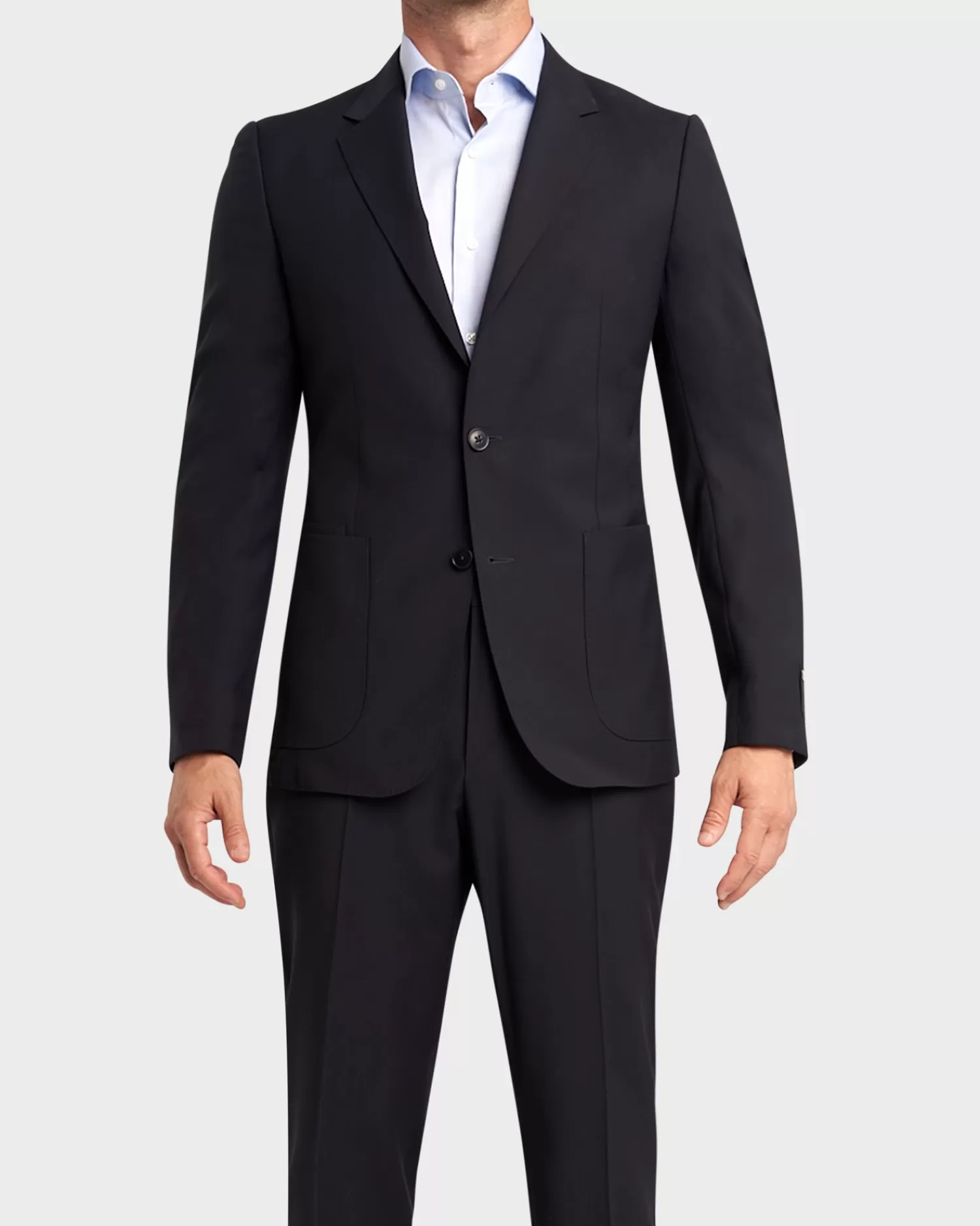 Zegna Midnight Blue Wash And Go Techmerino Wool Suit^ Suiting