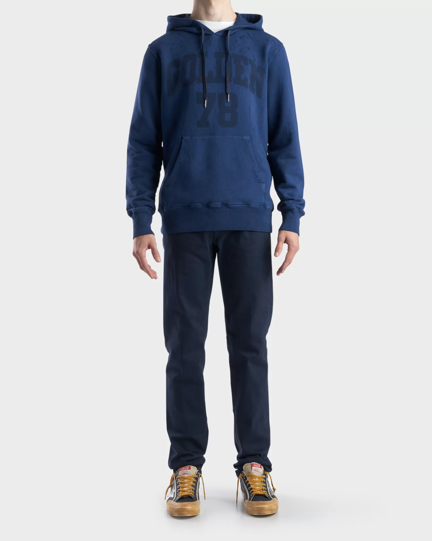 Golden Goose Midshipman Blue Golden 78 Hoodie^ Sweatshirts And Hoodies