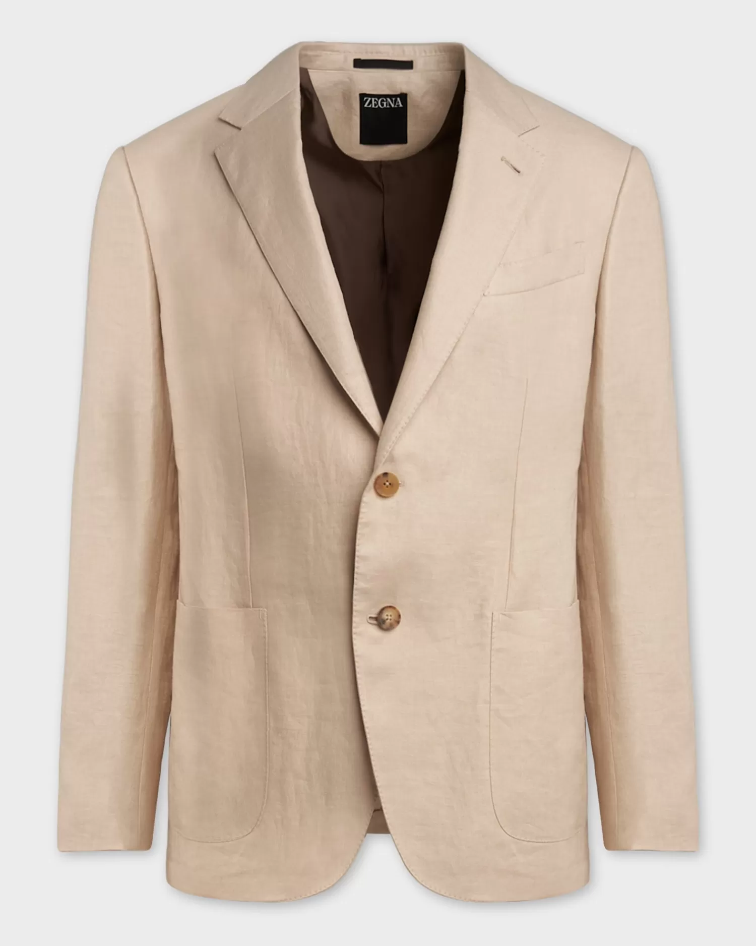 Zegna Natural Beige Linen Sports Jacket^ Sports Jackets