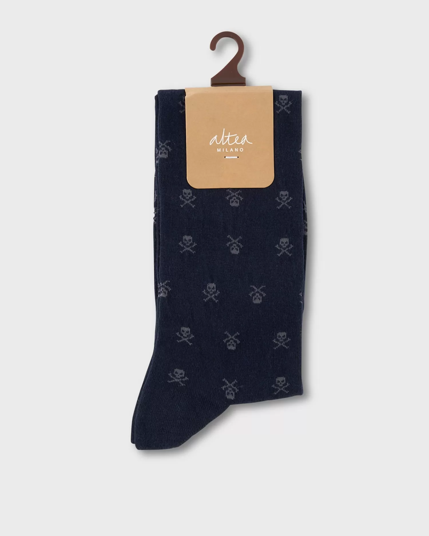 Altea Navy And Grey Skull Socks^ Socks