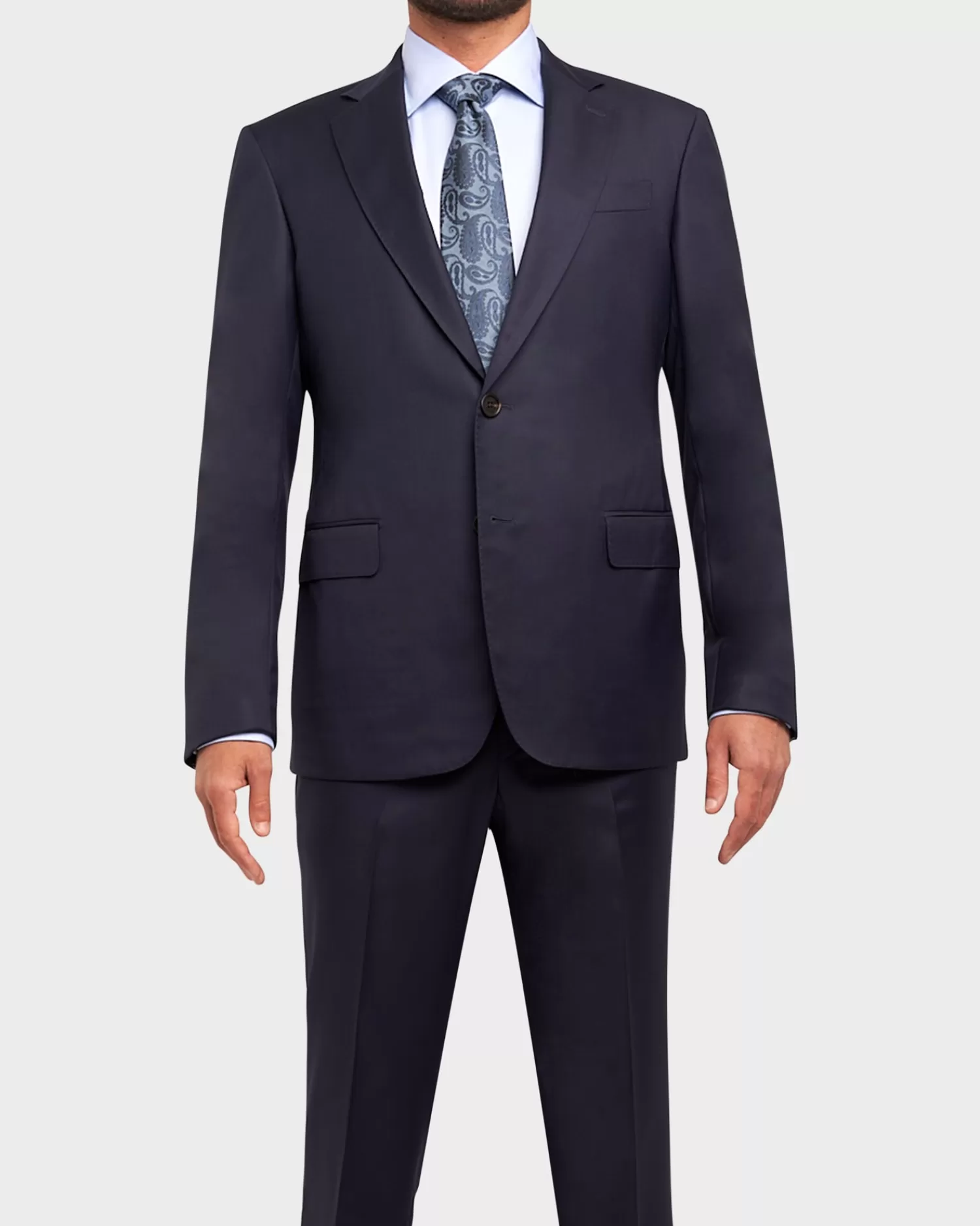 Pal Zileri Navy Blue Super 150's Wool Suit^ Suiting