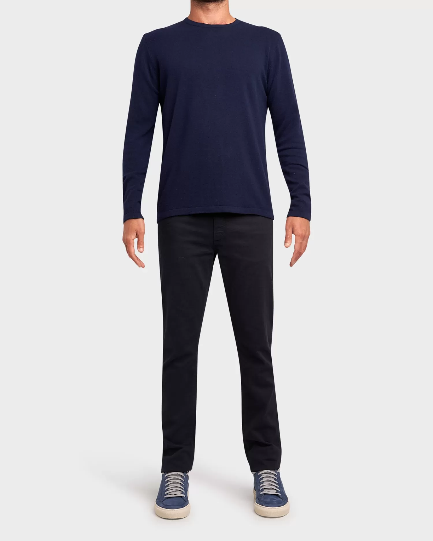 Crossley Navy Cashmere Wool Knit Sweater^ Sweatshirts And Hoodies