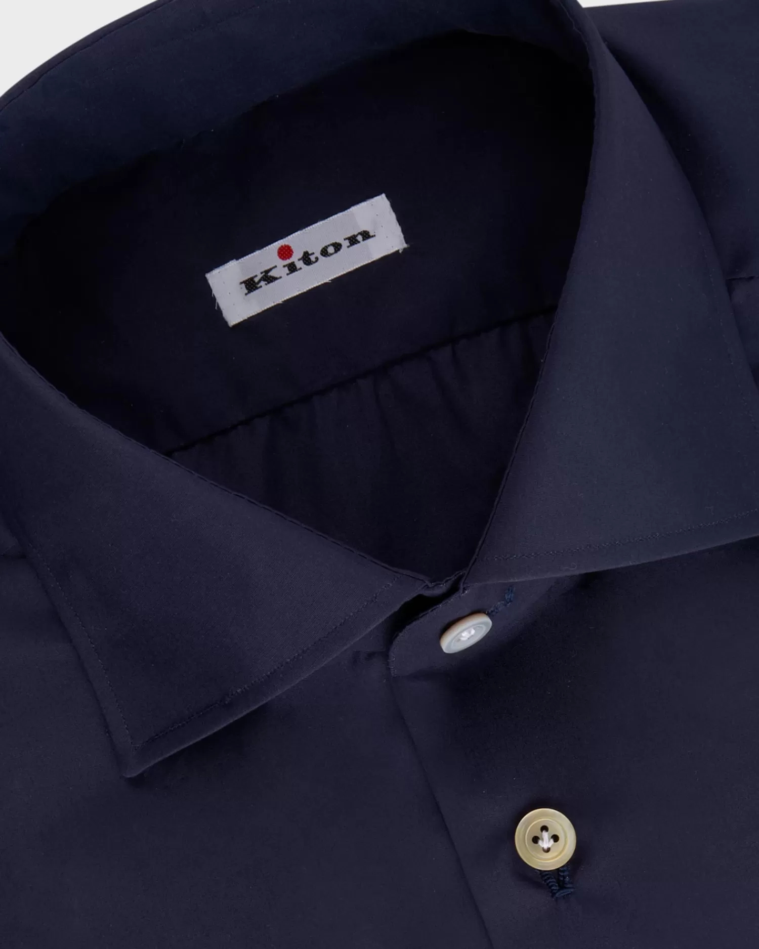 Kiton Navy Cotton Shirt^ Casual Shirts