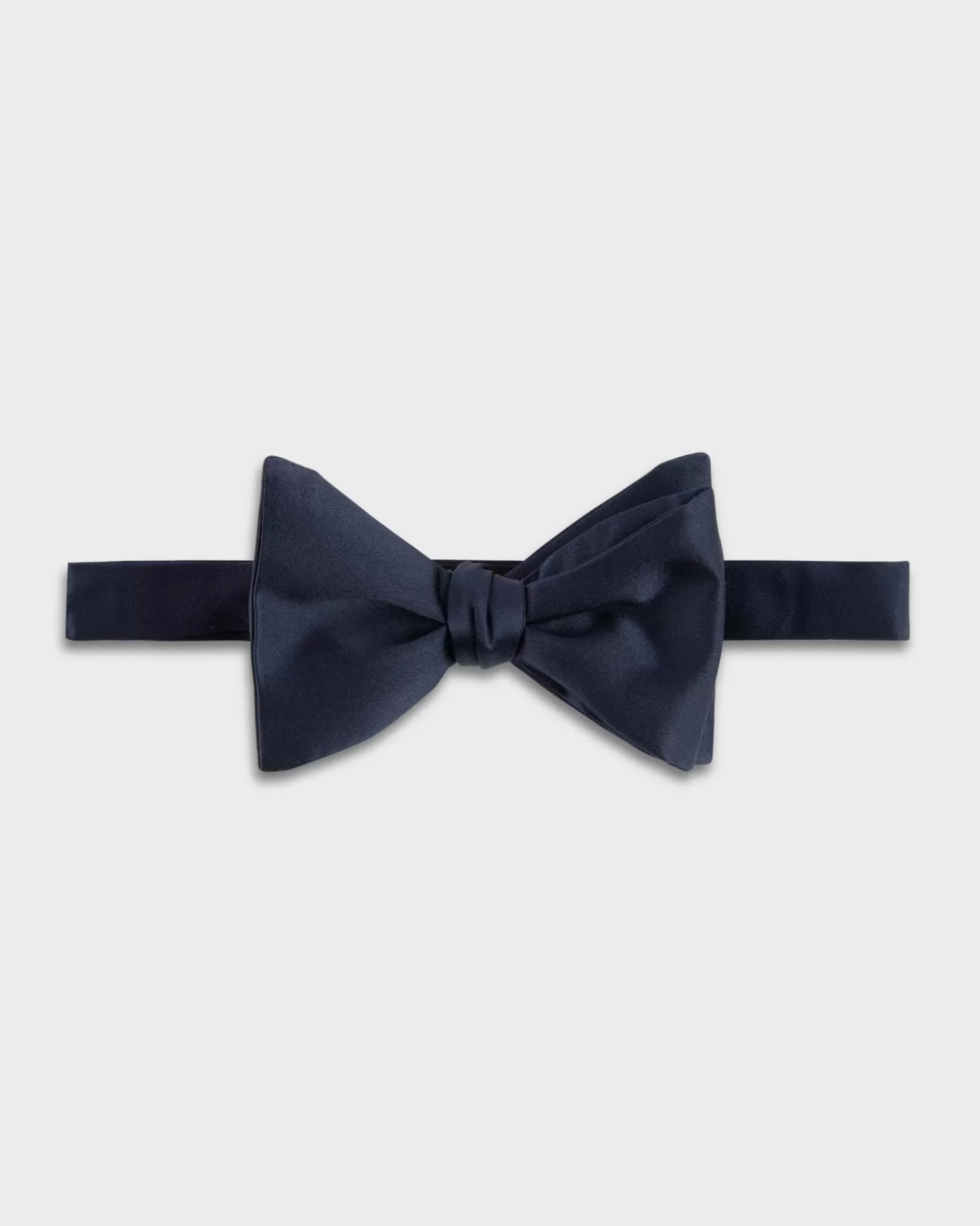 Ermenegildo Zegna Navy Silk Untied Bow Tie^ Weddings