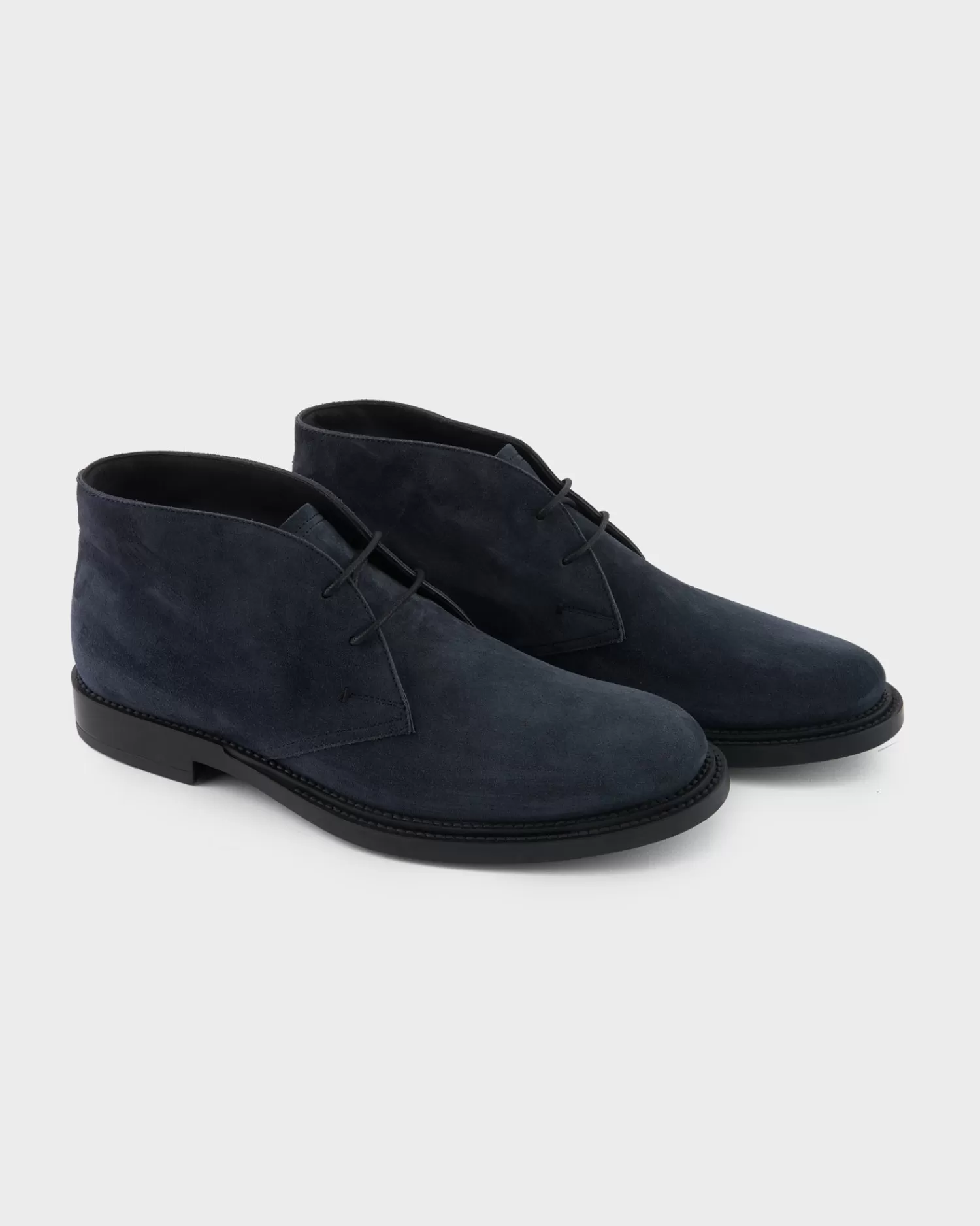 Tods Navy Suede Desert Boots^ Boots