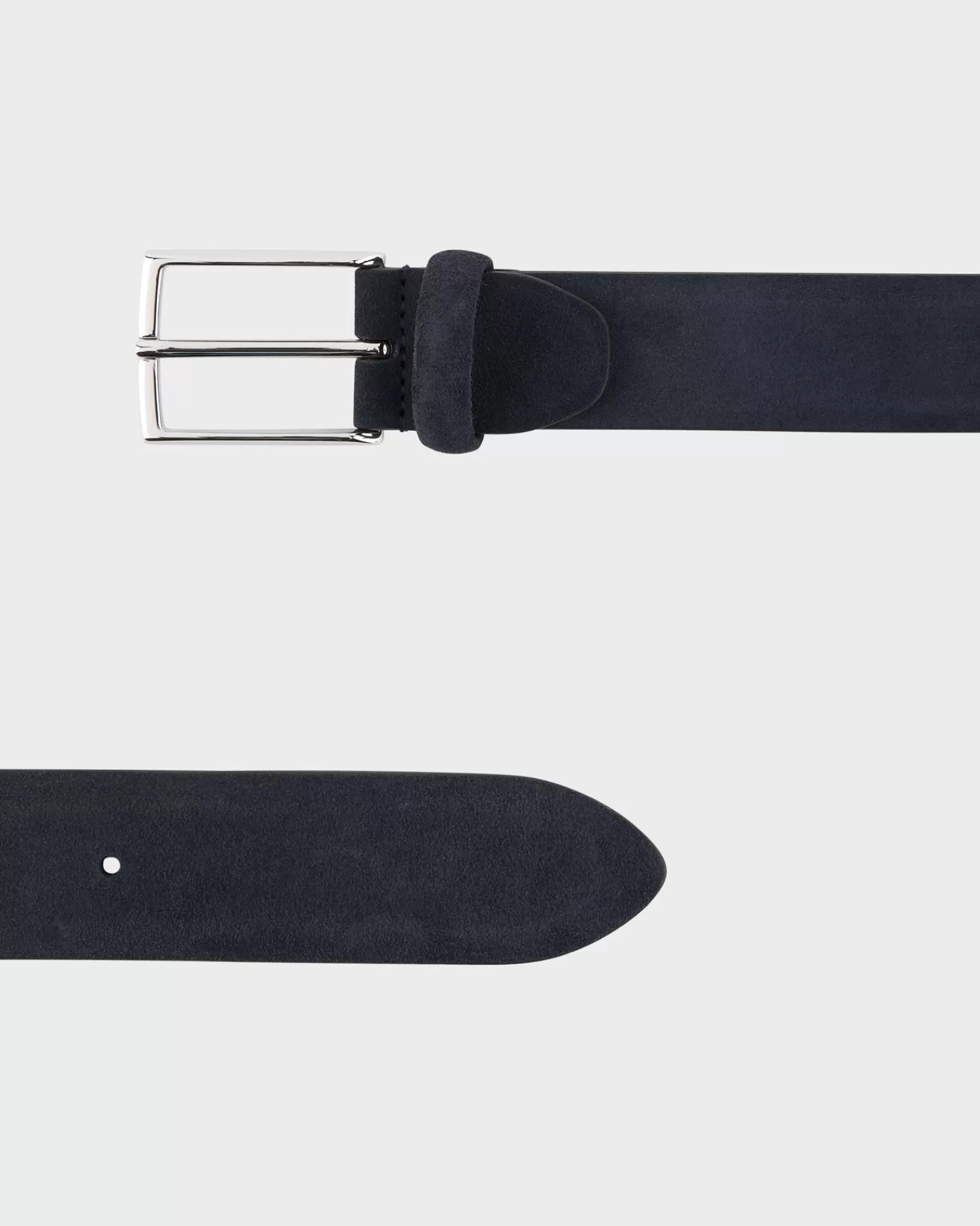 Andersons Navy Suede Leather Belt^ Belts