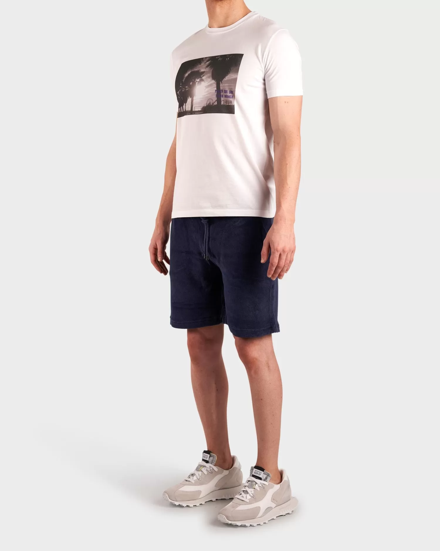 Altea Navy Terry Towelling Shorts^ Shorts