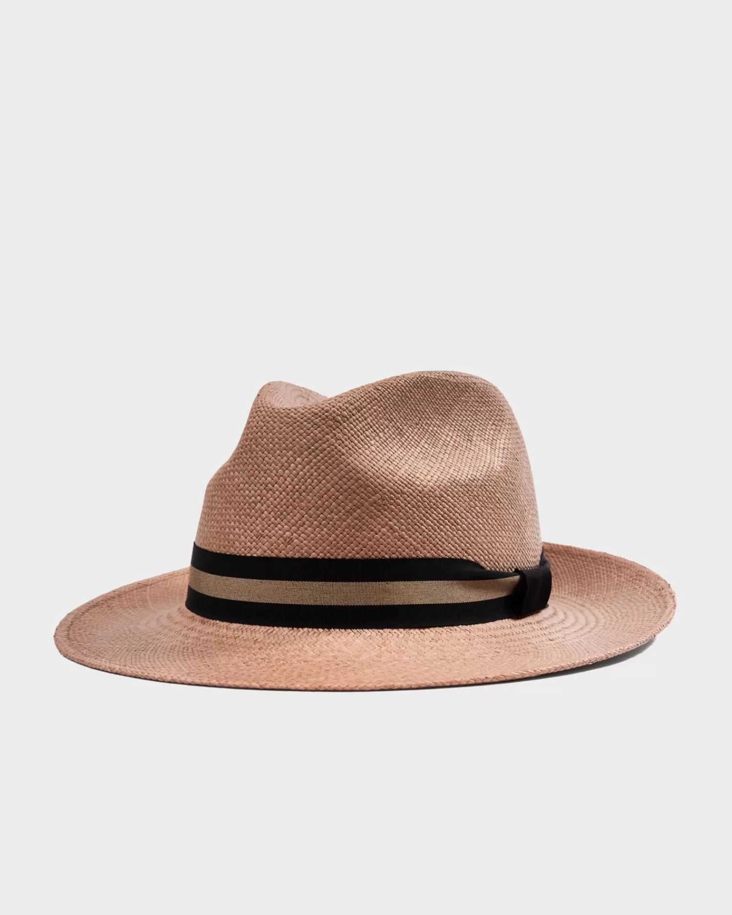 Camilo New Fedora Tan Black Stripe Ribbon Panama Hat^ Hats And Beanies