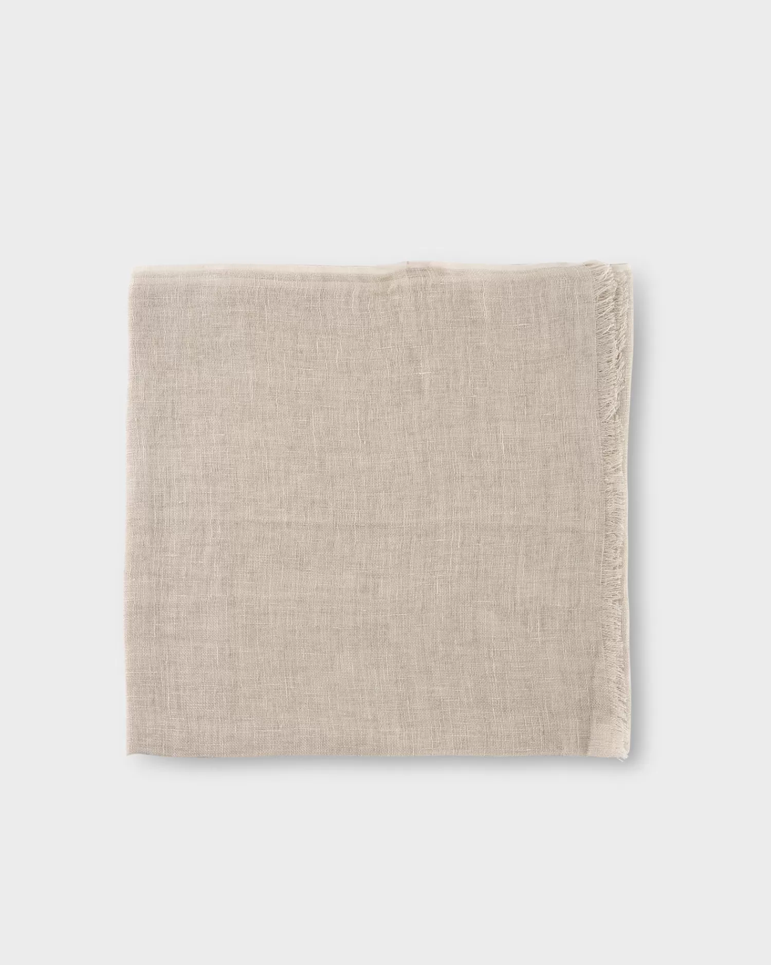 Altea Oatmel Linen Frayed Edge Scarf^ Scarves