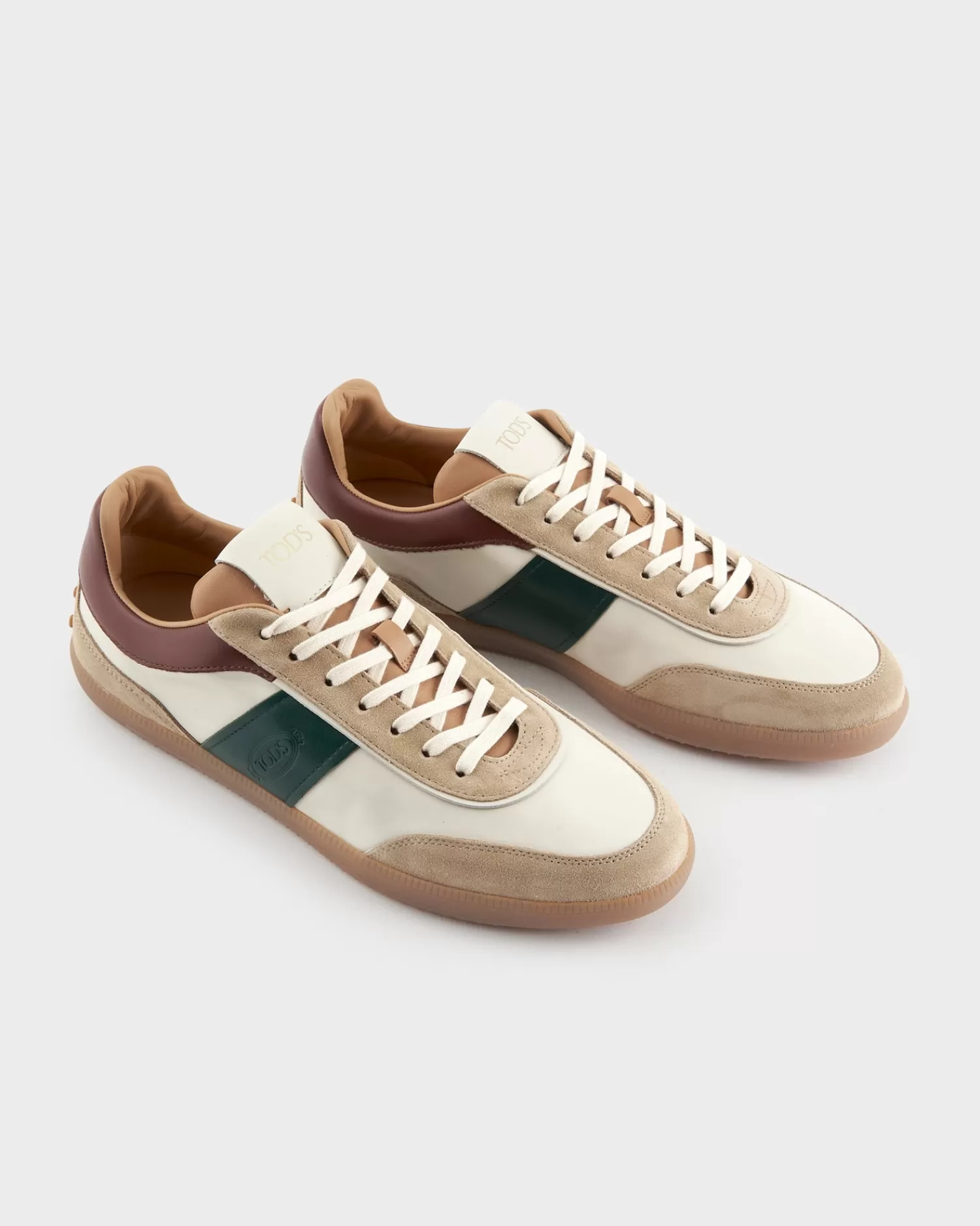 Tods Off White Blue Brown Tabs Sneakers^ Sneakers