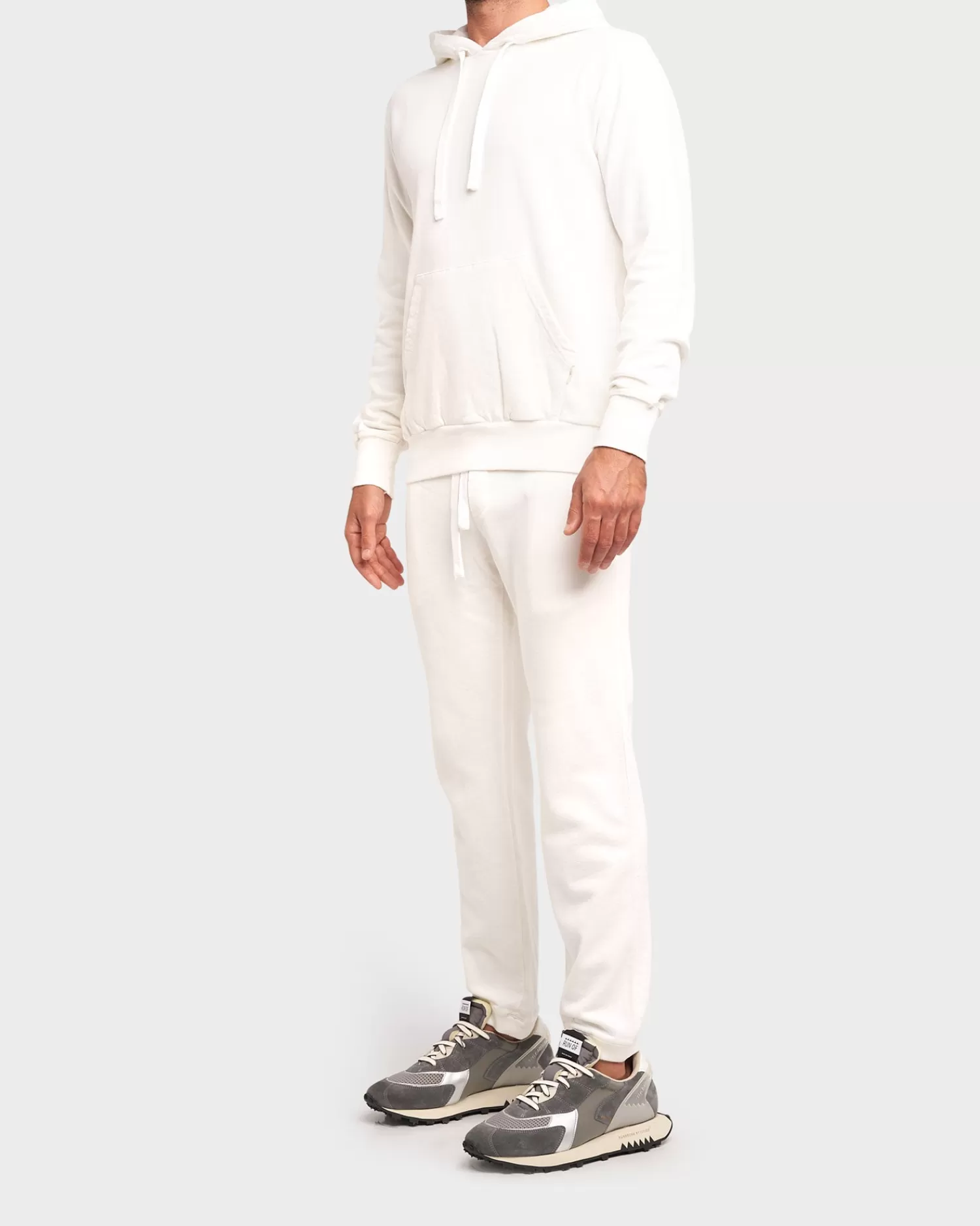 Crossley Off White Cotton Cashmere Hoodie^ Sweatshirts And Hoodies