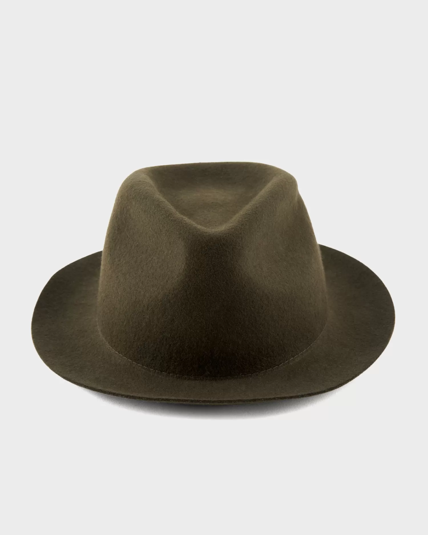 Altea Olive Green Wool Fedora^ Hats And Beanies