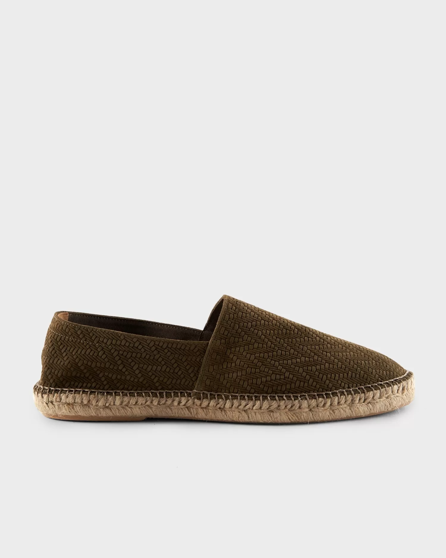 Lagoa Olive Intreccio Suede Espadrilles^ Loafers